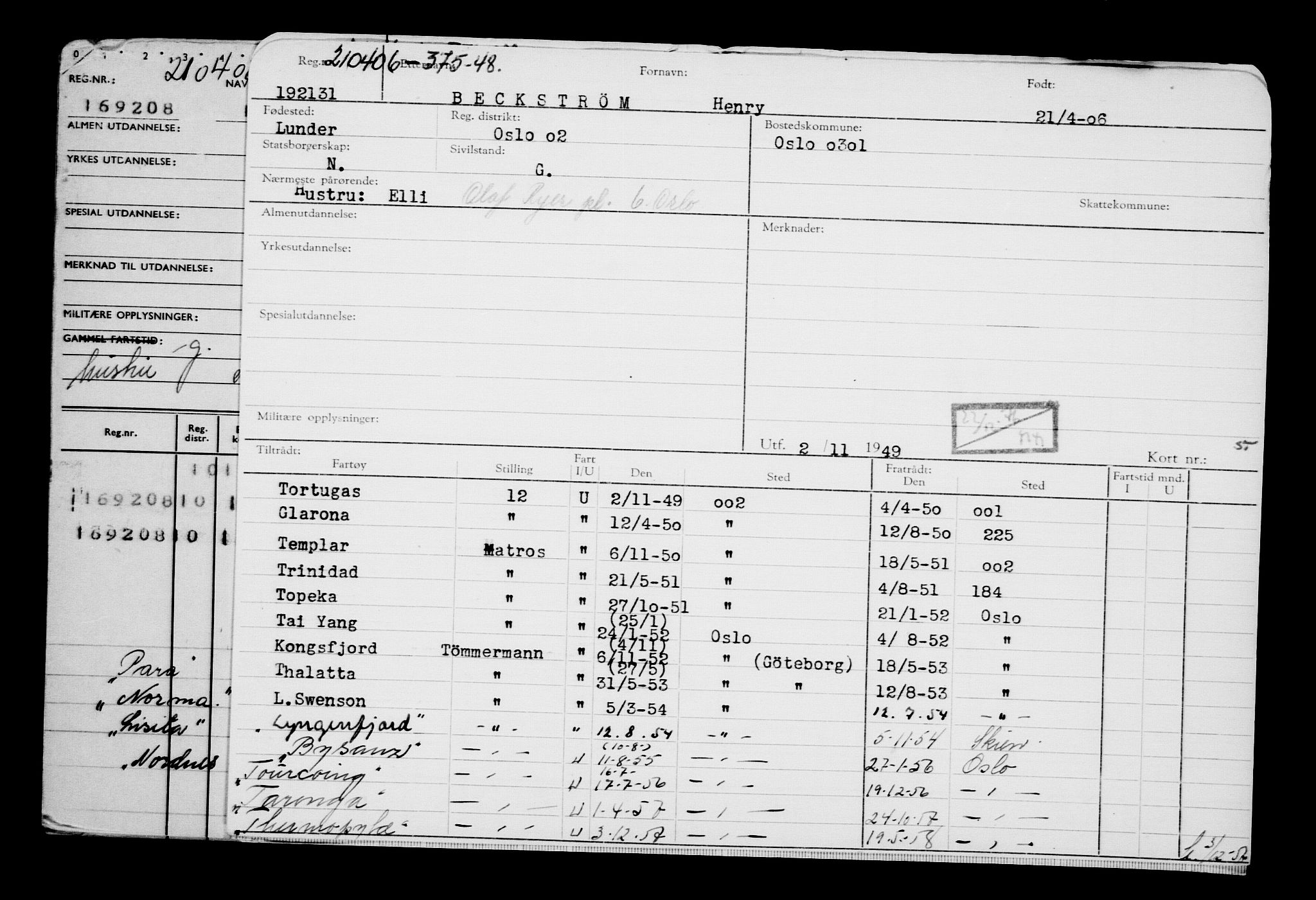 Direktoratet for sjømenn, AV/RA-S-3545/G/Gb/L0064: Hovedkort, 1906, s. 555