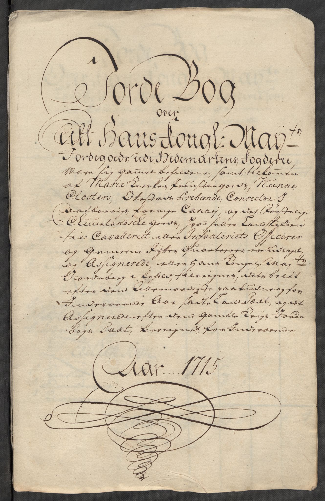 Rentekammeret inntil 1814, Reviderte regnskaper, Fogderegnskap, RA/EA-4092/R16/L1053: Fogderegnskap Hedmark, 1715, s. 209