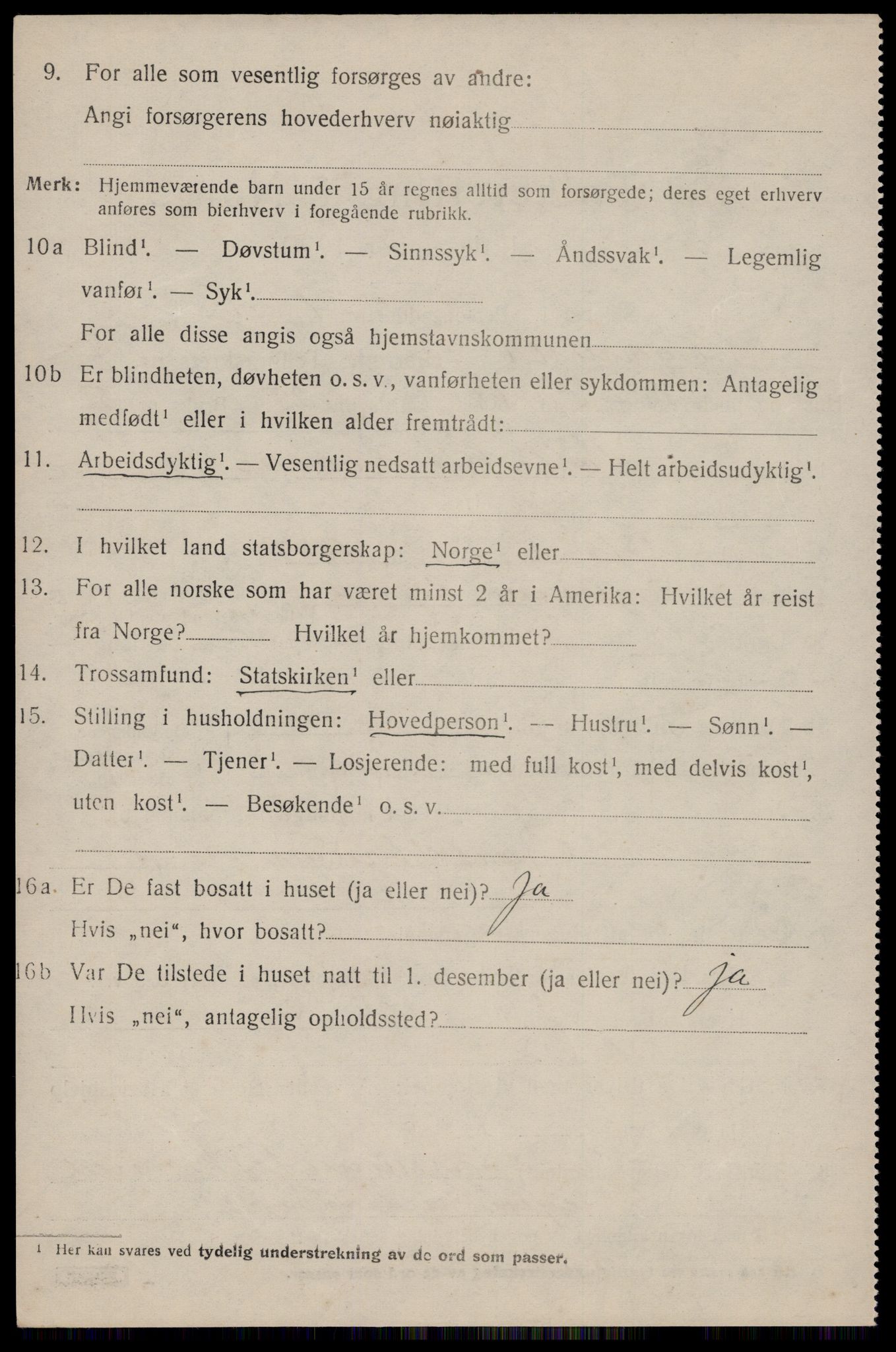 SAST, Folketelling 1920 for 1116 Eigersund herred, 1920, s. 4994