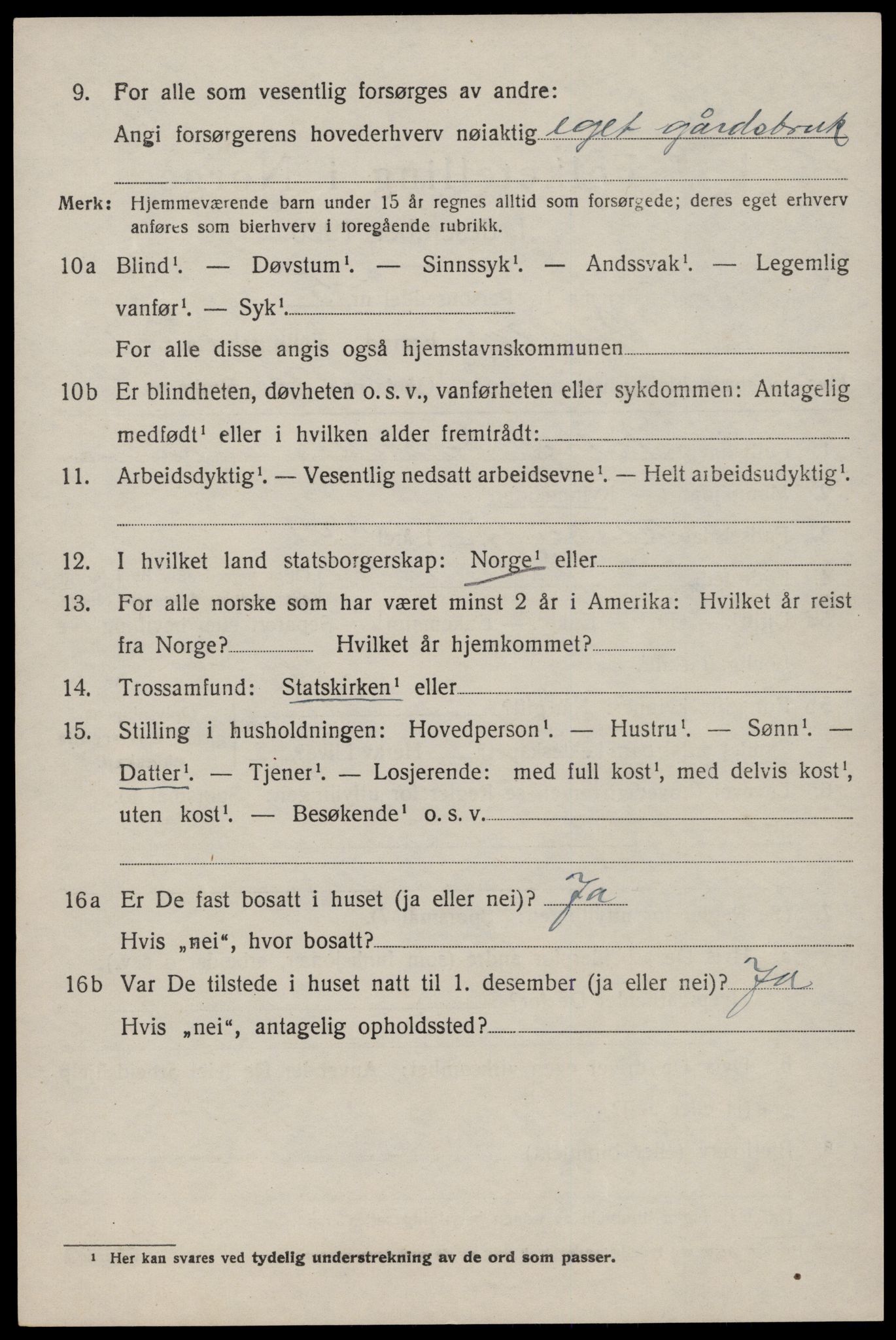 SAST, Folketelling 1920 for 1157 Vikedal herred, 1920, s. 1576