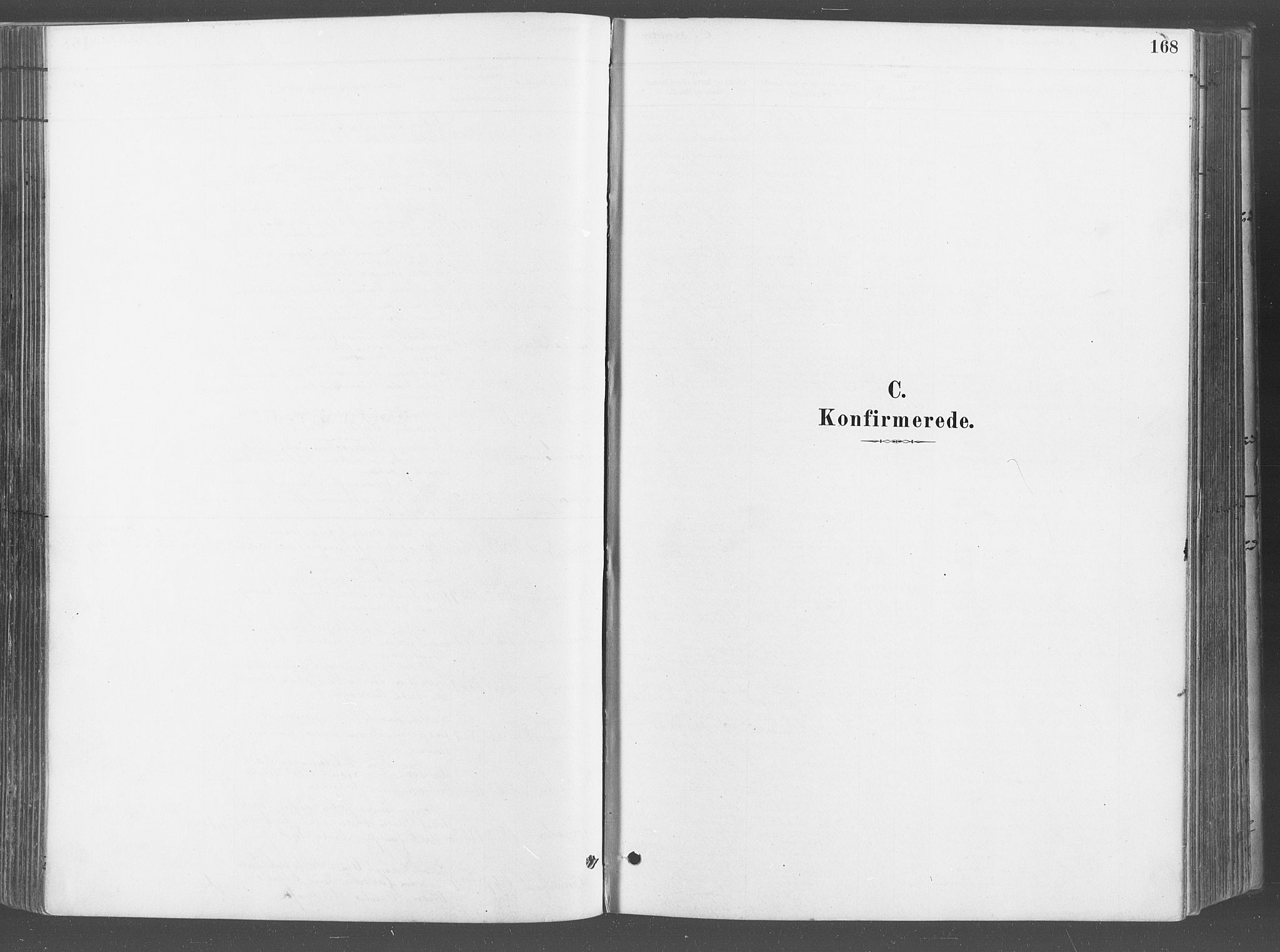 Fredrikstad domkirkes prestekontor Kirkebøker, SAO/A-10906/G/Ga/L0003: Klokkerbok nr. 3, 1880-1900, s. 168