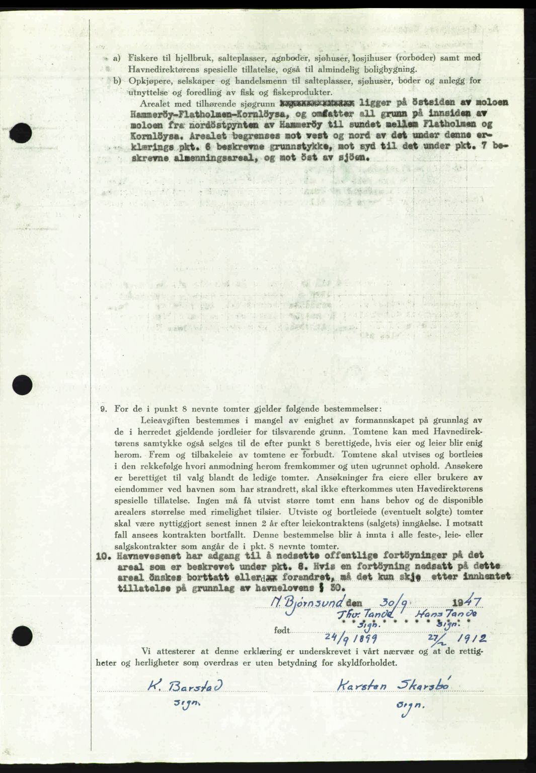 Romsdal sorenskriveri, SAT/A-4149/1/2/2C: Pantebok nr. A24, 1947-1947, Dagboknr: 2715/1947