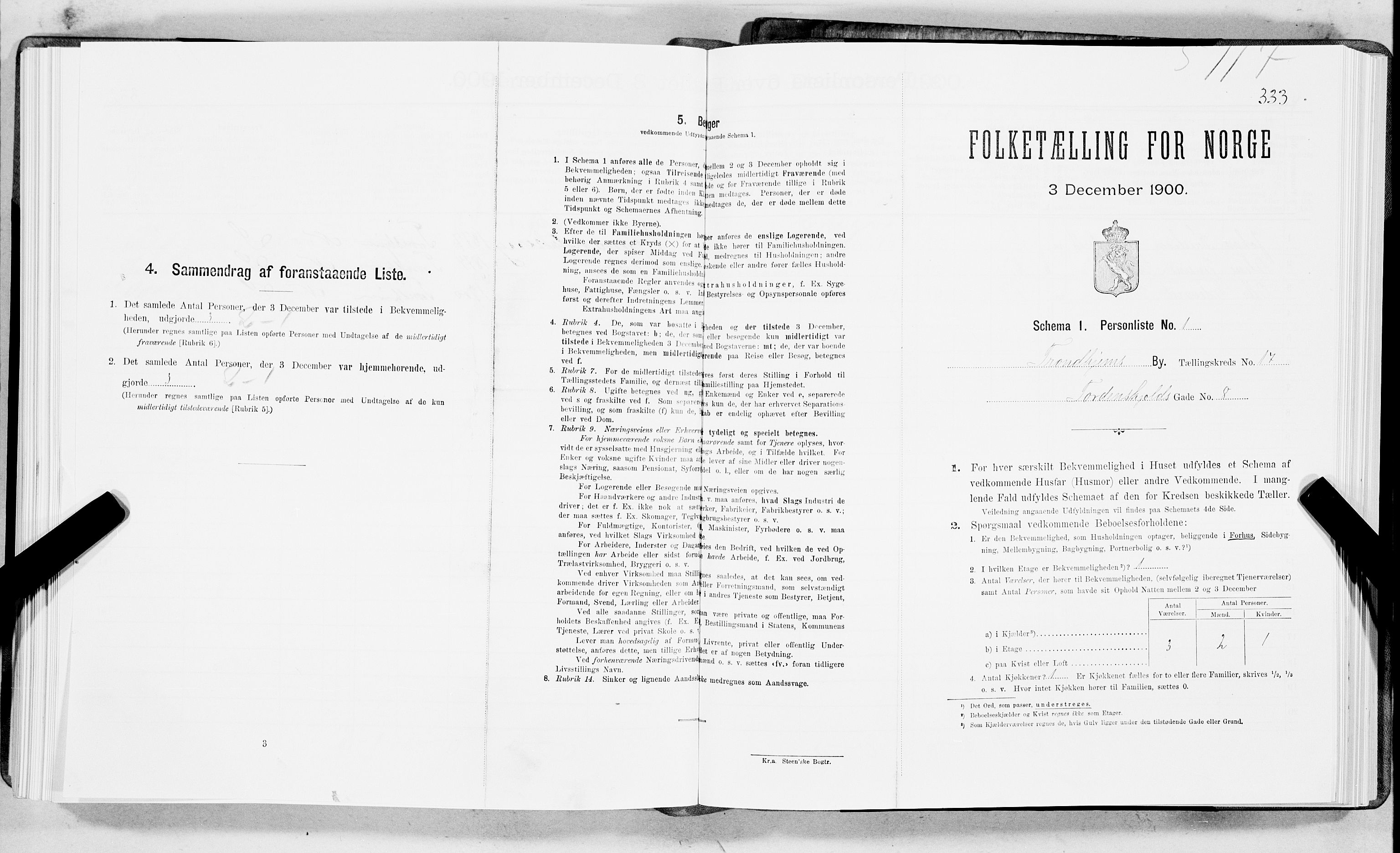 SAT, Folketelling 1900 for 1601 Trondheim kjøpstad, 1900, s. 2872