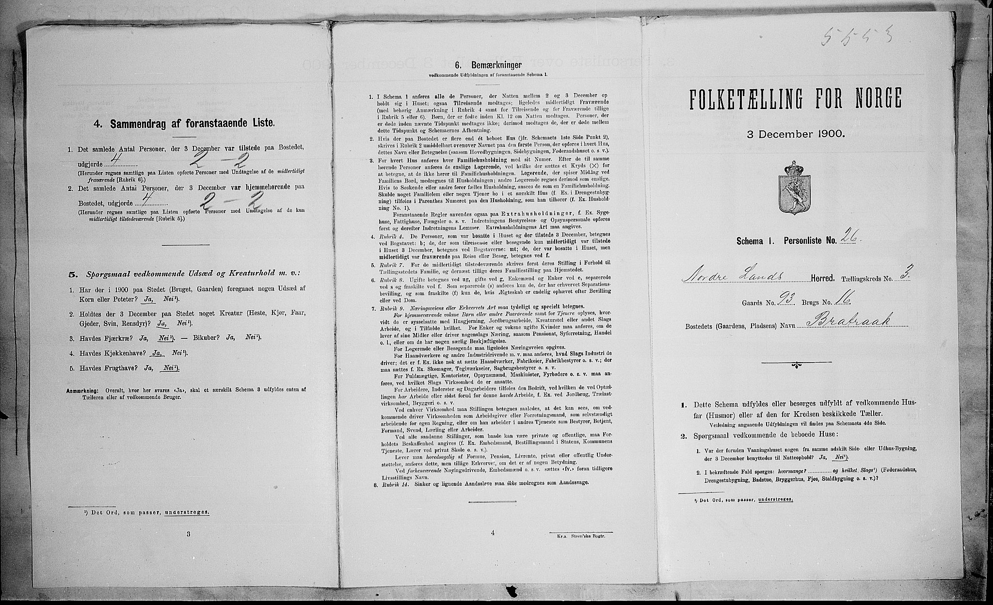 SAH, Folketelling 1900 for 0538 Nordre Land herred, 1900, s. 471