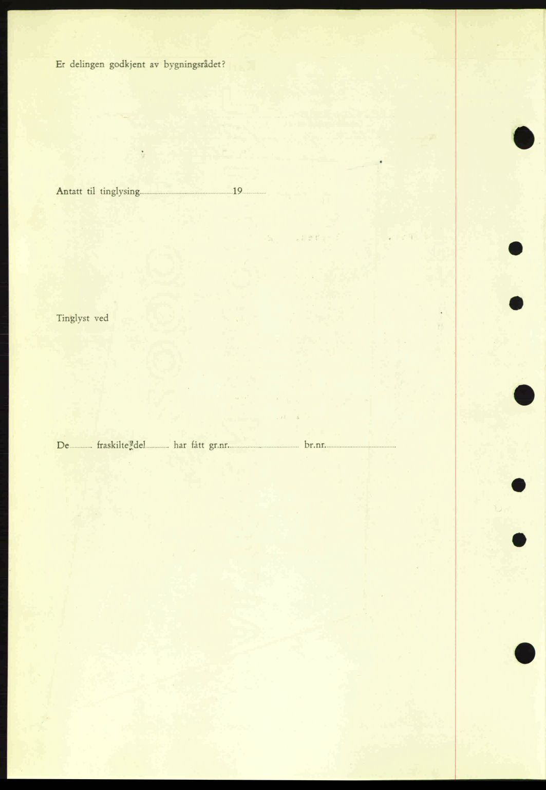 Nordre Sunnmøre sorenskriveri, AV/SAT-A-0006/1/2/2C/2Ca: Pantebok nr. A15, 1942-1943, Dagboknr: 96/1943