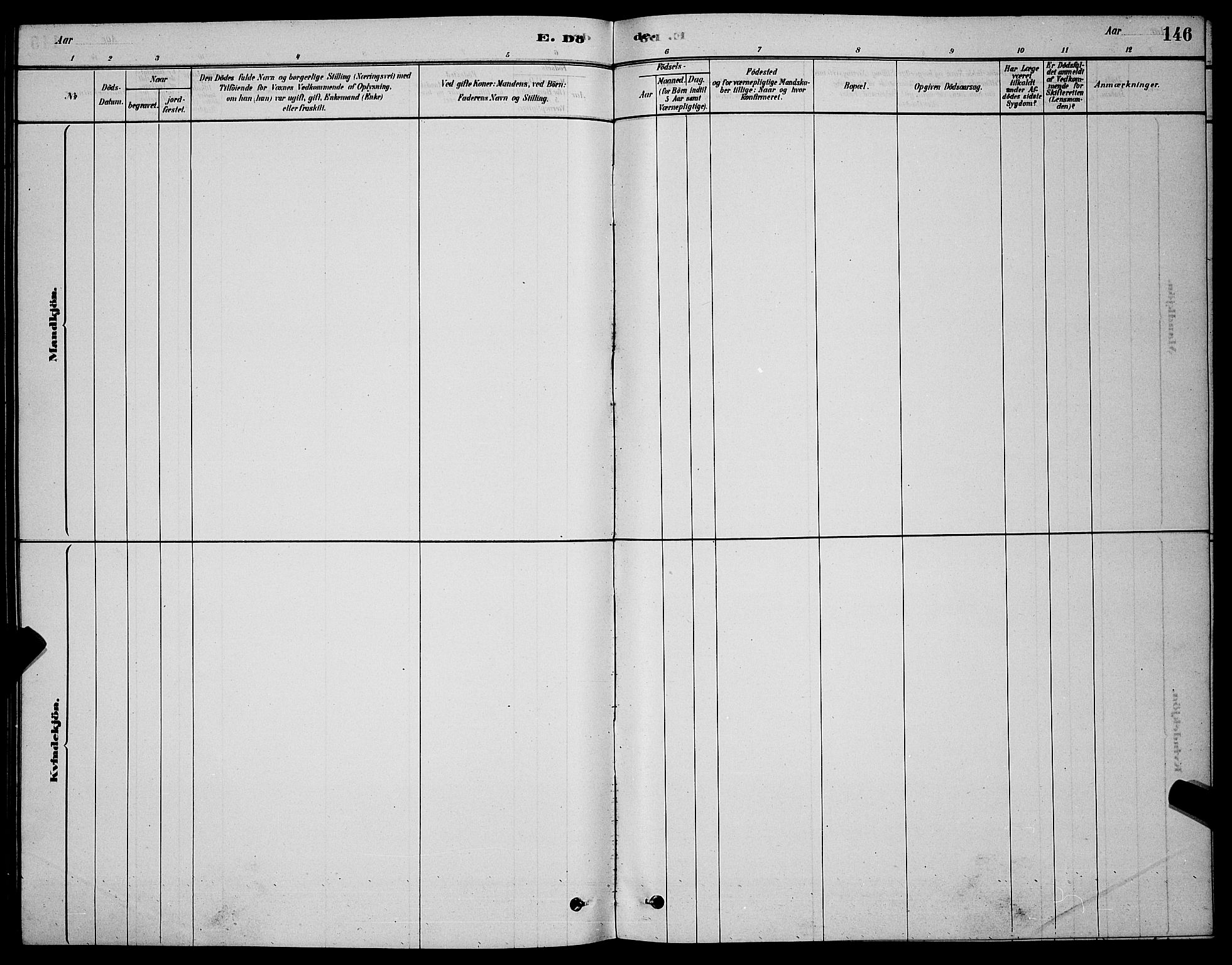 Sand/Bjarkøy sokneprestkontor, AV/SATØ-S-0811/I/Ia/Iab/L0002klokker: Klokkerbok nr. 2, 1878-1890, s. 146