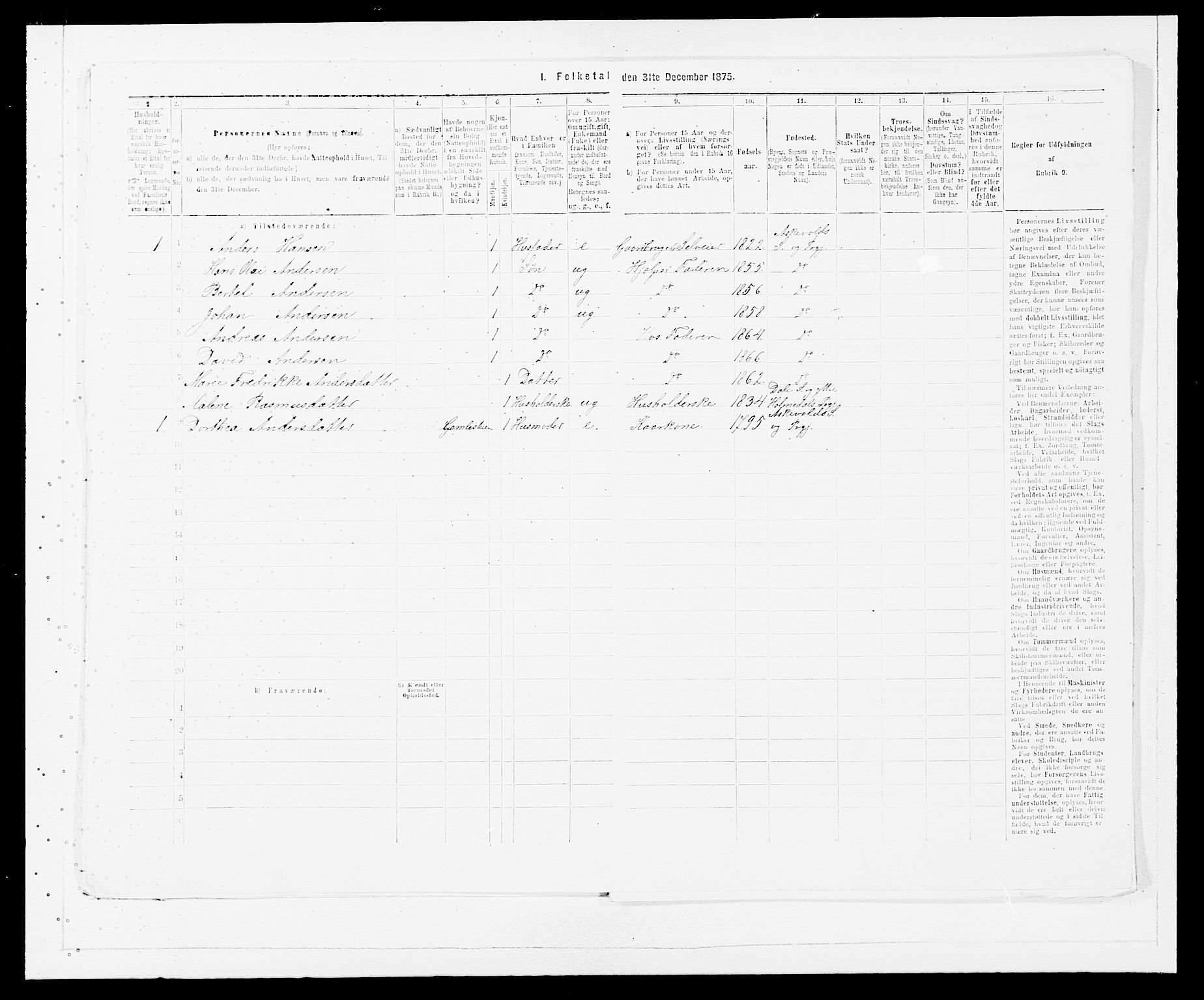 SAB, Folketelling 1875 for 1428P Askvoll prestegjeld, 1875, s. 367