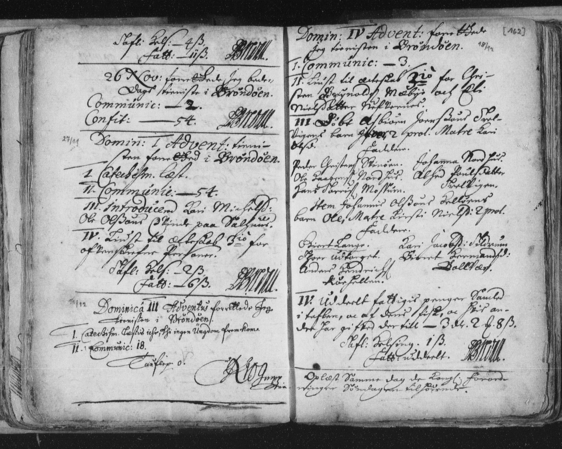 Ministerialprotokoller, klokkerbøker og fødselsregistre - Nordland, AV/SAT-A-1459/813/L0192: Ministerialbok nr. 813A02, 1677-1718, s. 162