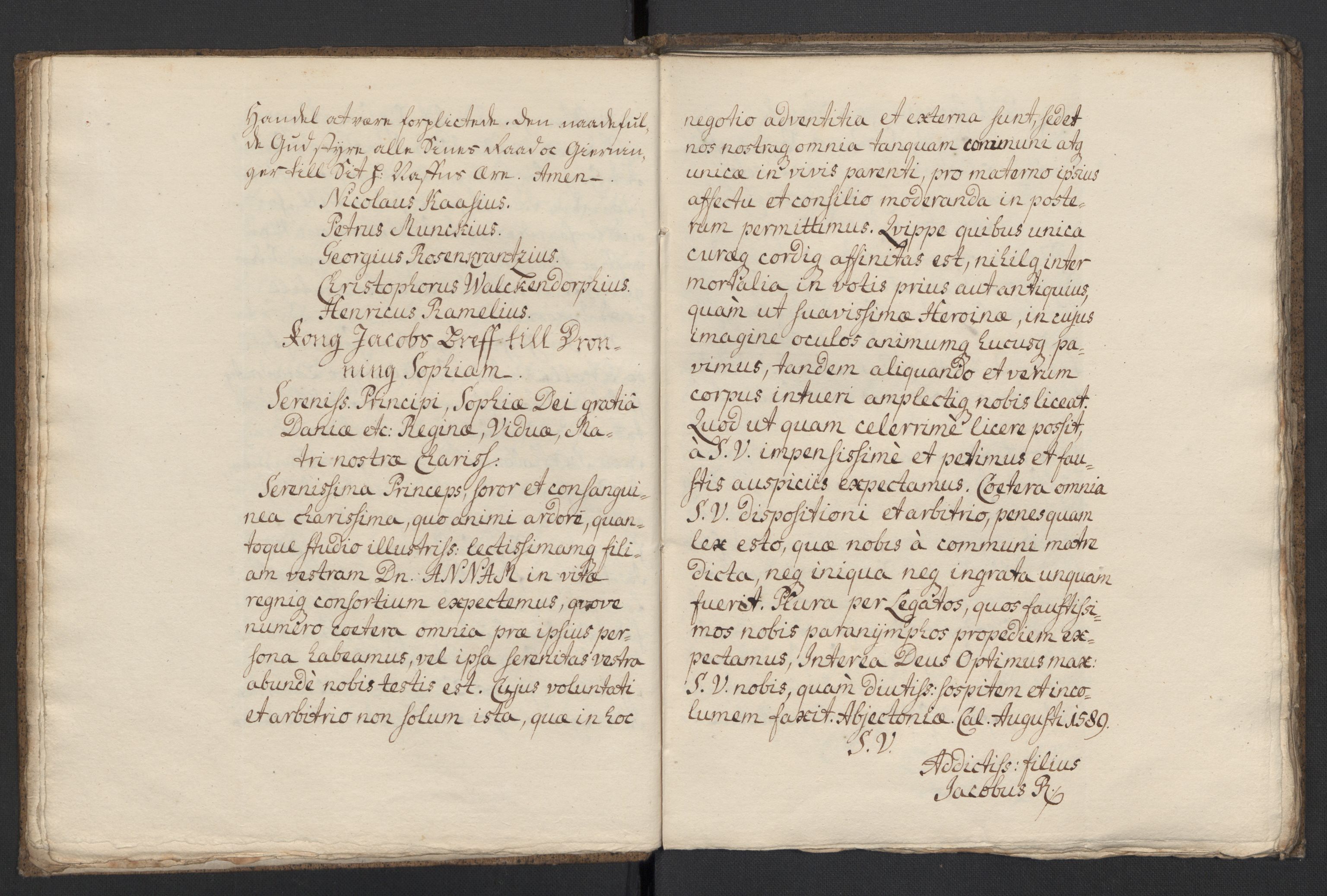Manuskriptsamlingen, RA/EA-3667/G/L0062: Kong Jacob 6.s bilager med frøken Anna 1589, 1589, s. 12