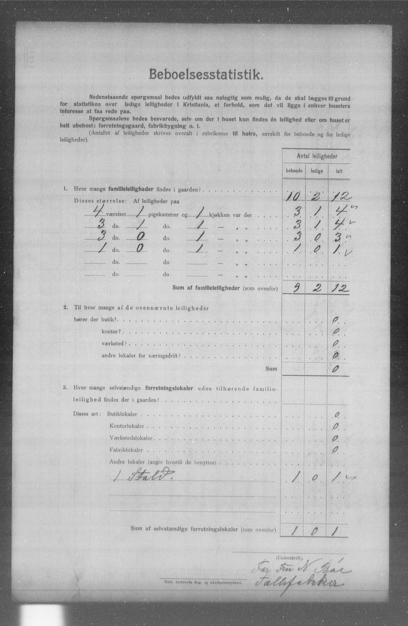 OBA, Kommunal folketelling 31.12.1904 for Kristiania kjøpstad, 1904, s. 9989