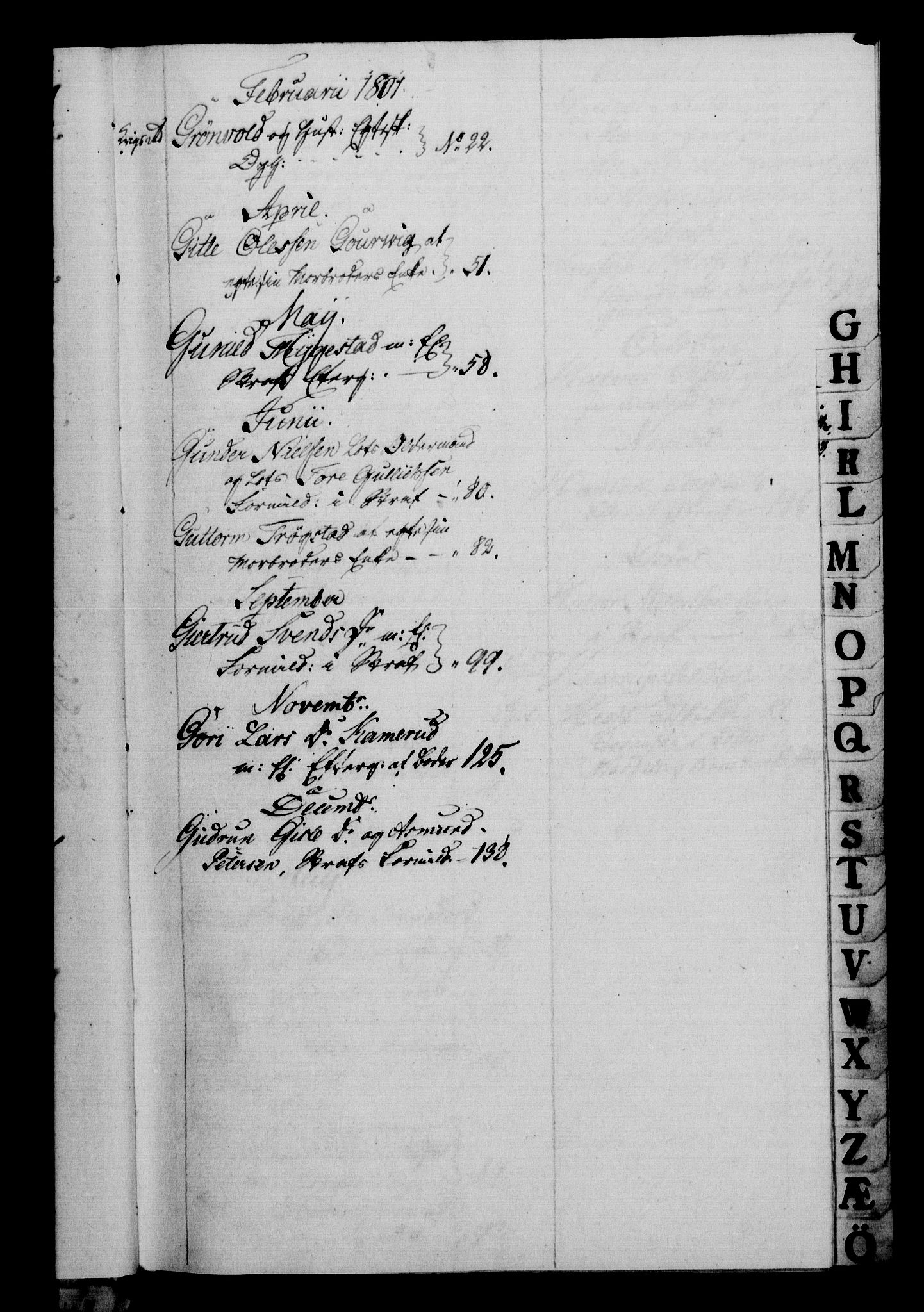 Danske Kanselli 1800-1814, AV/RA-EA-3024/H/Hf/Hfa/Hfab/L0002: Forestillinger, 1801