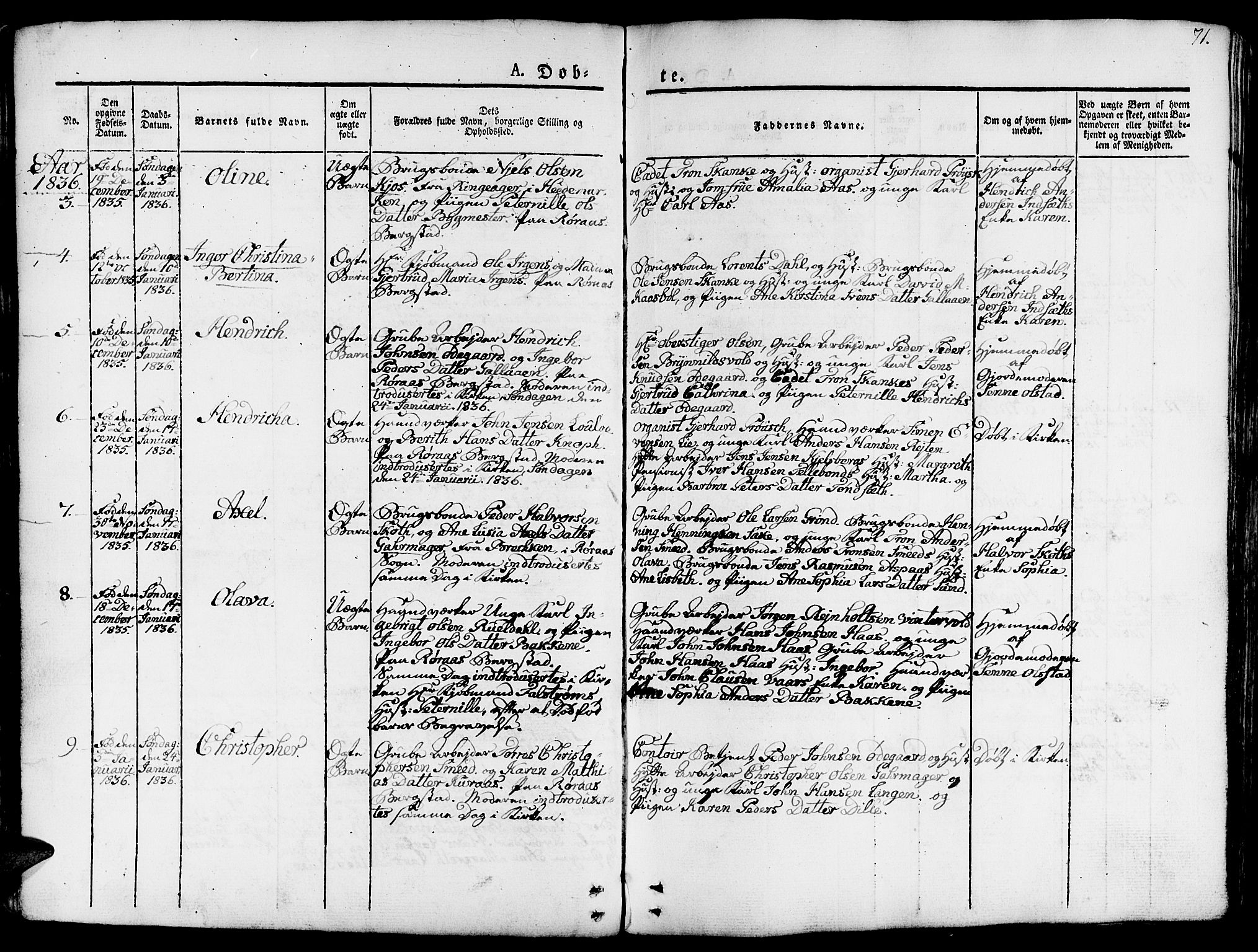 Ministerialprotokoller, klokkerbøker og fødselsregistre - Sør-Trøndelag, SAT/A-1456/681/L0938: Klokkerbok nr. 681C02, 1829-1879, s. 71