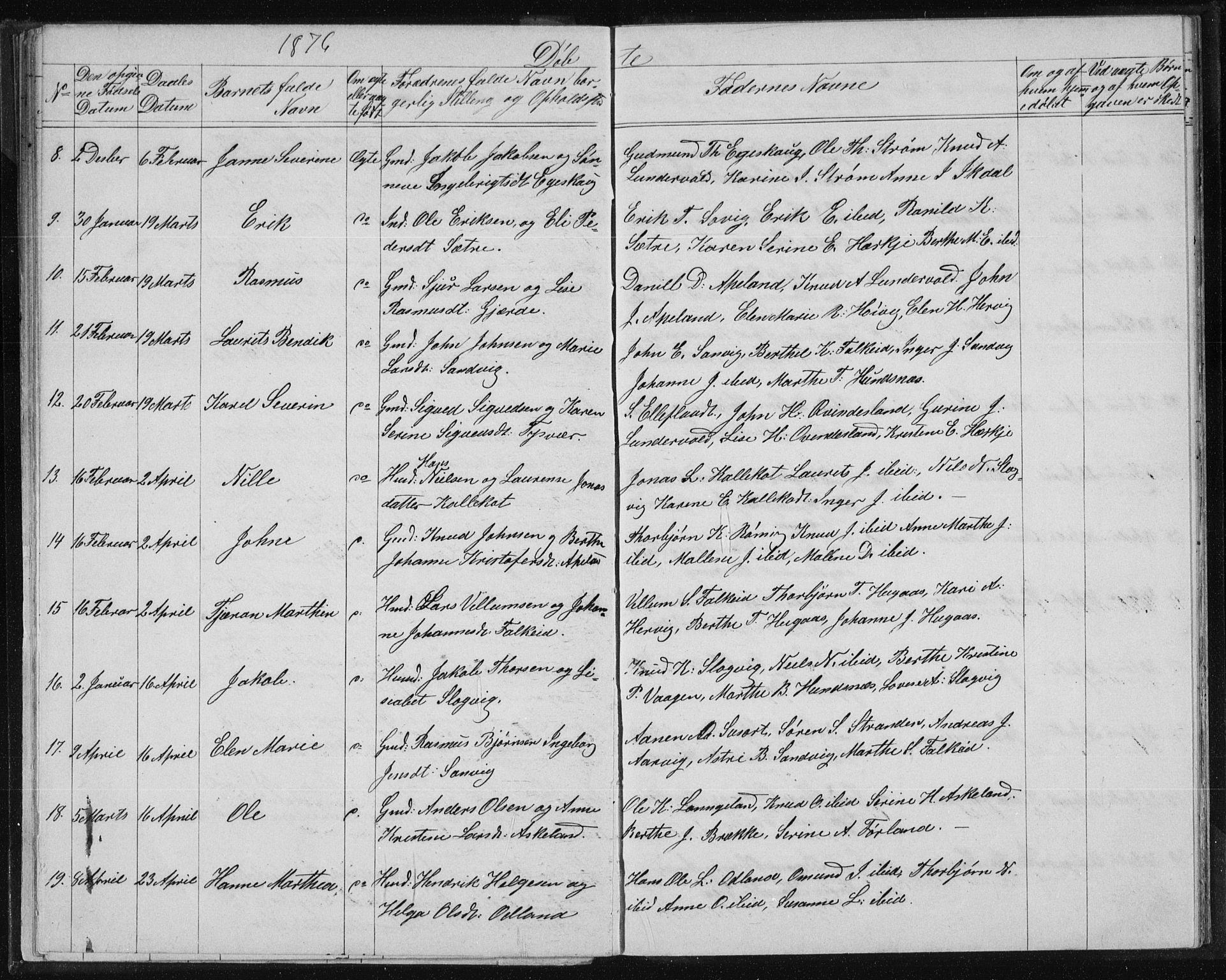 Tysvær sokneprestkontor, AV/SAST-A -101864/H/Ha/Hab/L0003: Klokkerbok nr. B 3, 1868-1882