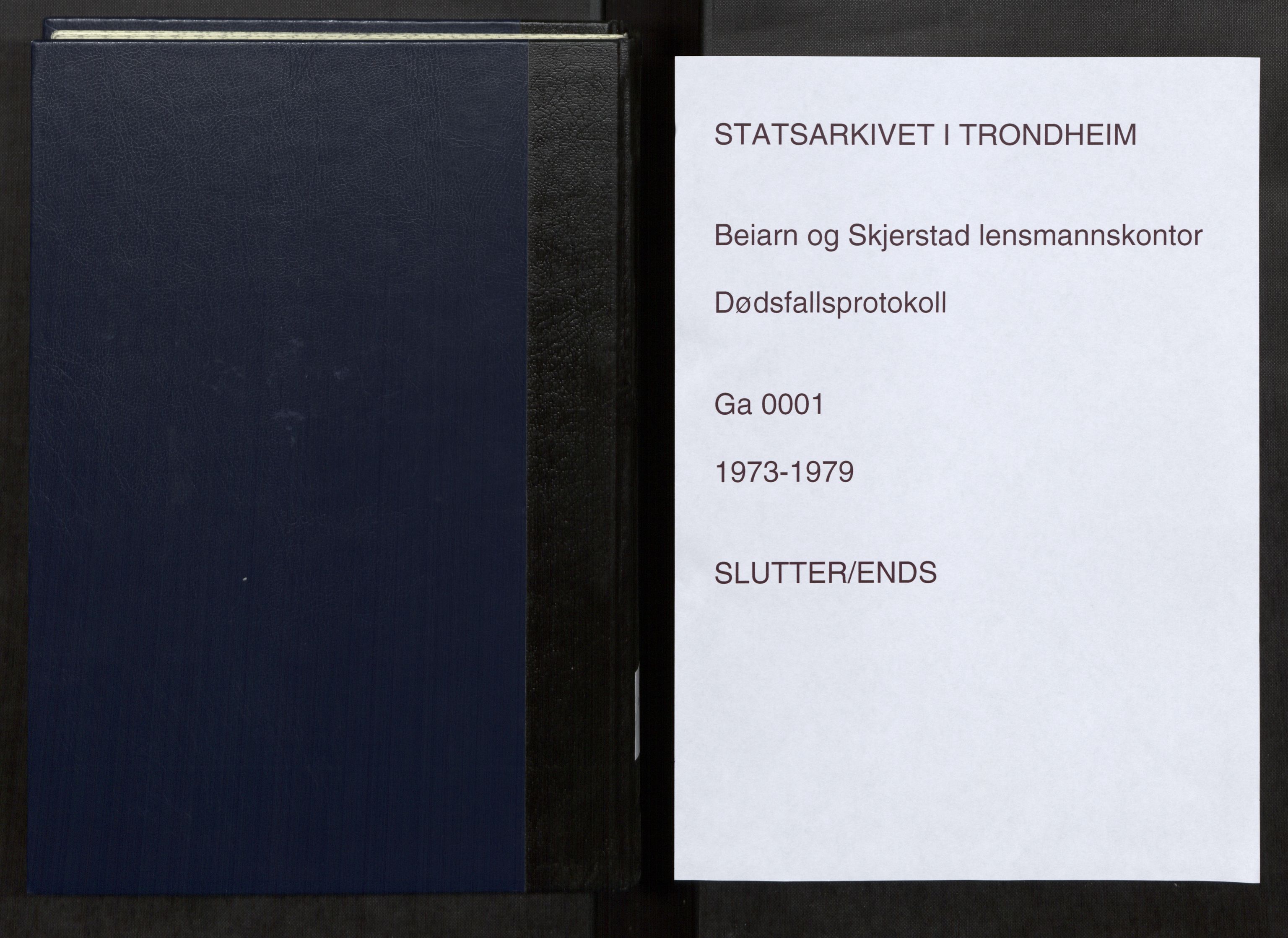 Beiarn og Skjerstad lensmannskontor*, SAT/-, 1973-1979