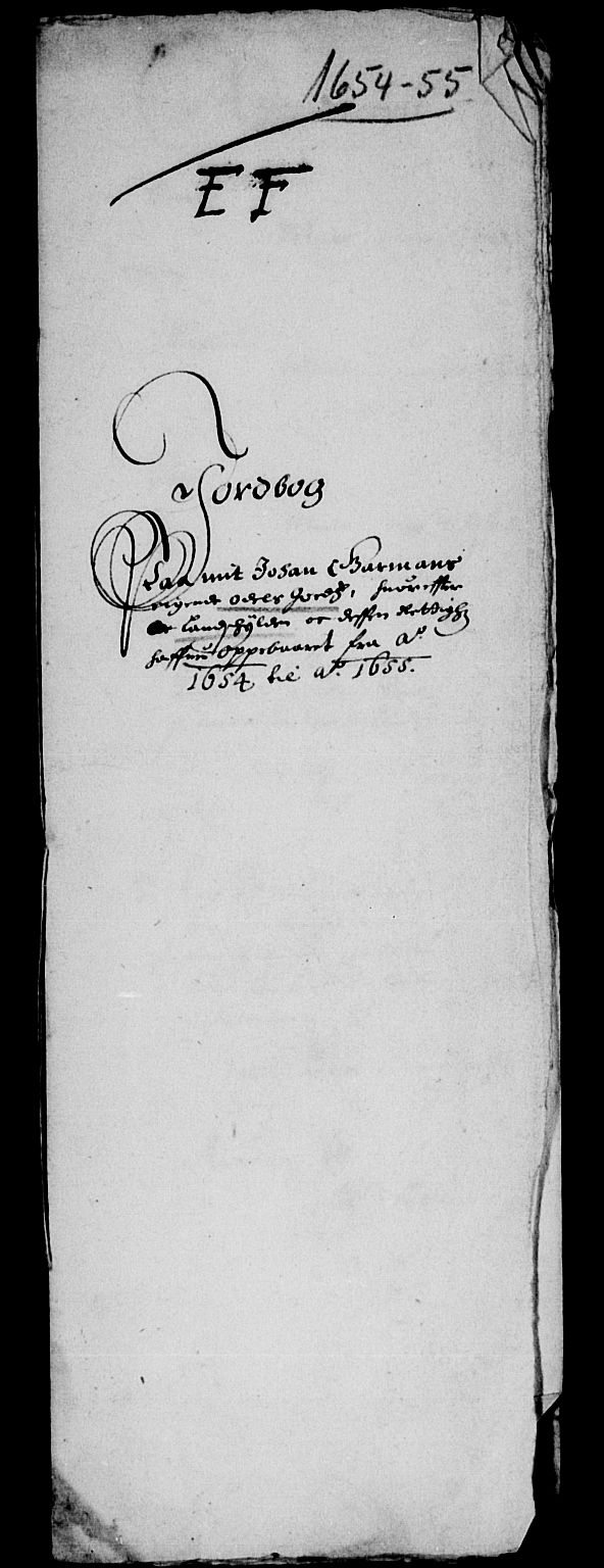 Rentekammeret inntil 1814, Reviderte regnskaper, Lensregnskaper, AV/RA-EA-5023/R/Rb/Rba/L0229: Akershus len, 1654-1656
