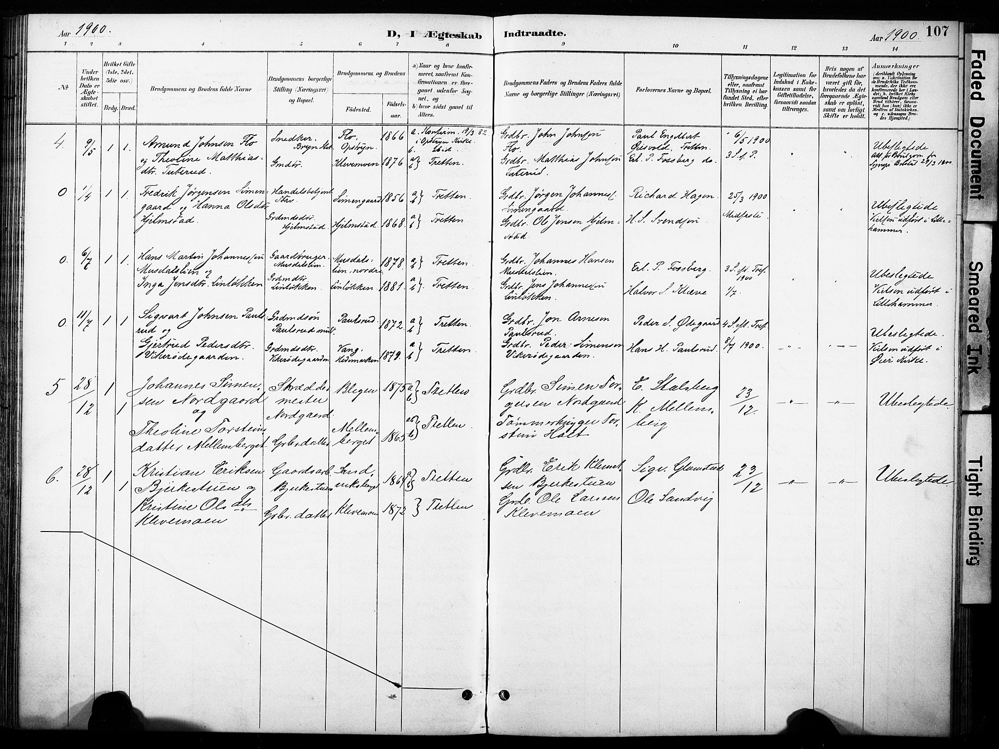 Øyer prestekontor, AV/SAH-PREST-084/H/Ha/Haa/L0011: Ministerialbok nr. 11, 1894-1905, s. 107