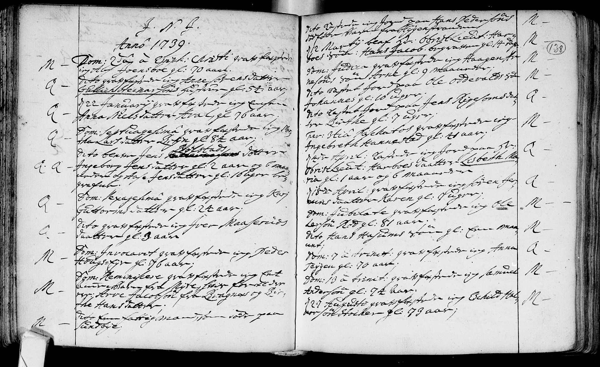Røyken kirkebøker, SAKO/A-241/F/Fa/L0002: Ministerialbok nr. 2, 1731-1782, s. 138