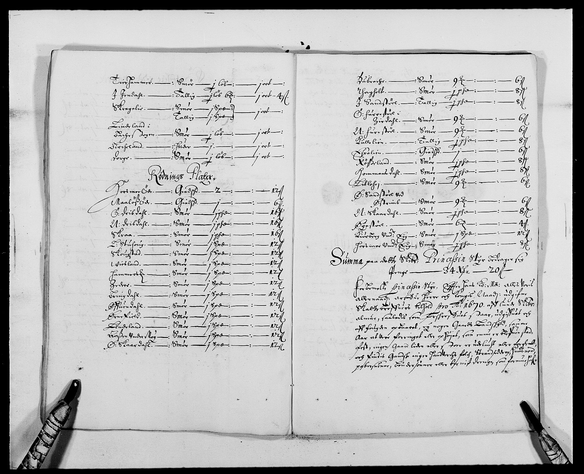 Rentekammeret inntil 1814, Reviderte regnskaper, Fogderegnskap, AV/RA-EA-4092/R46/L2712: Fogderegnskap Jæren og Dalane, 1670-1671, s. 204