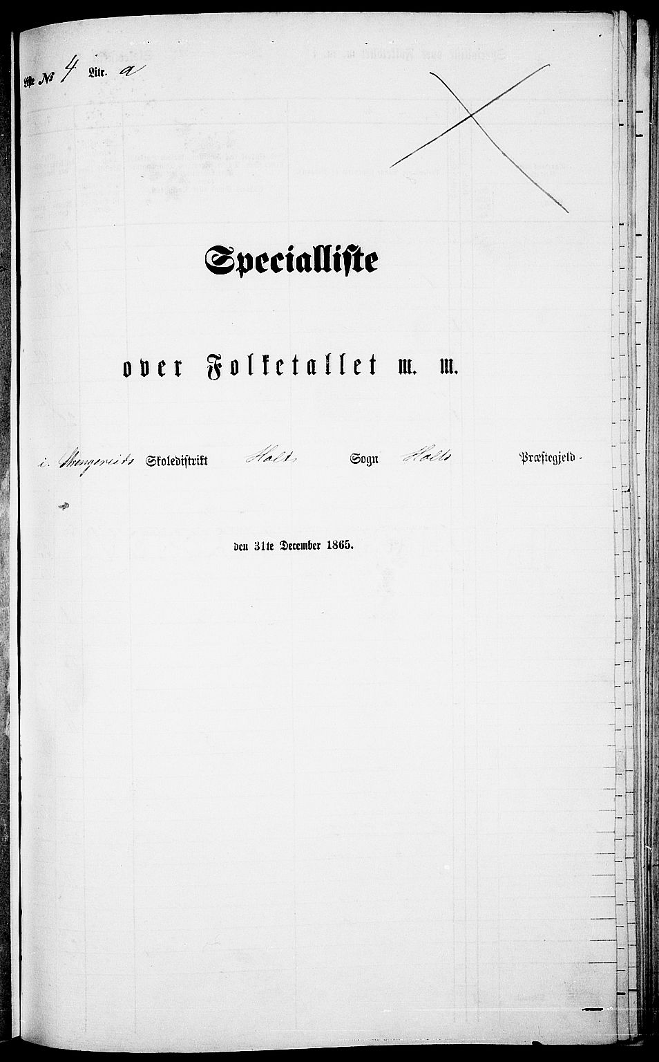 RA, Folketelling 1865 for 0914L Holt prestegjeld, Holt sokn, 1865, s. 70