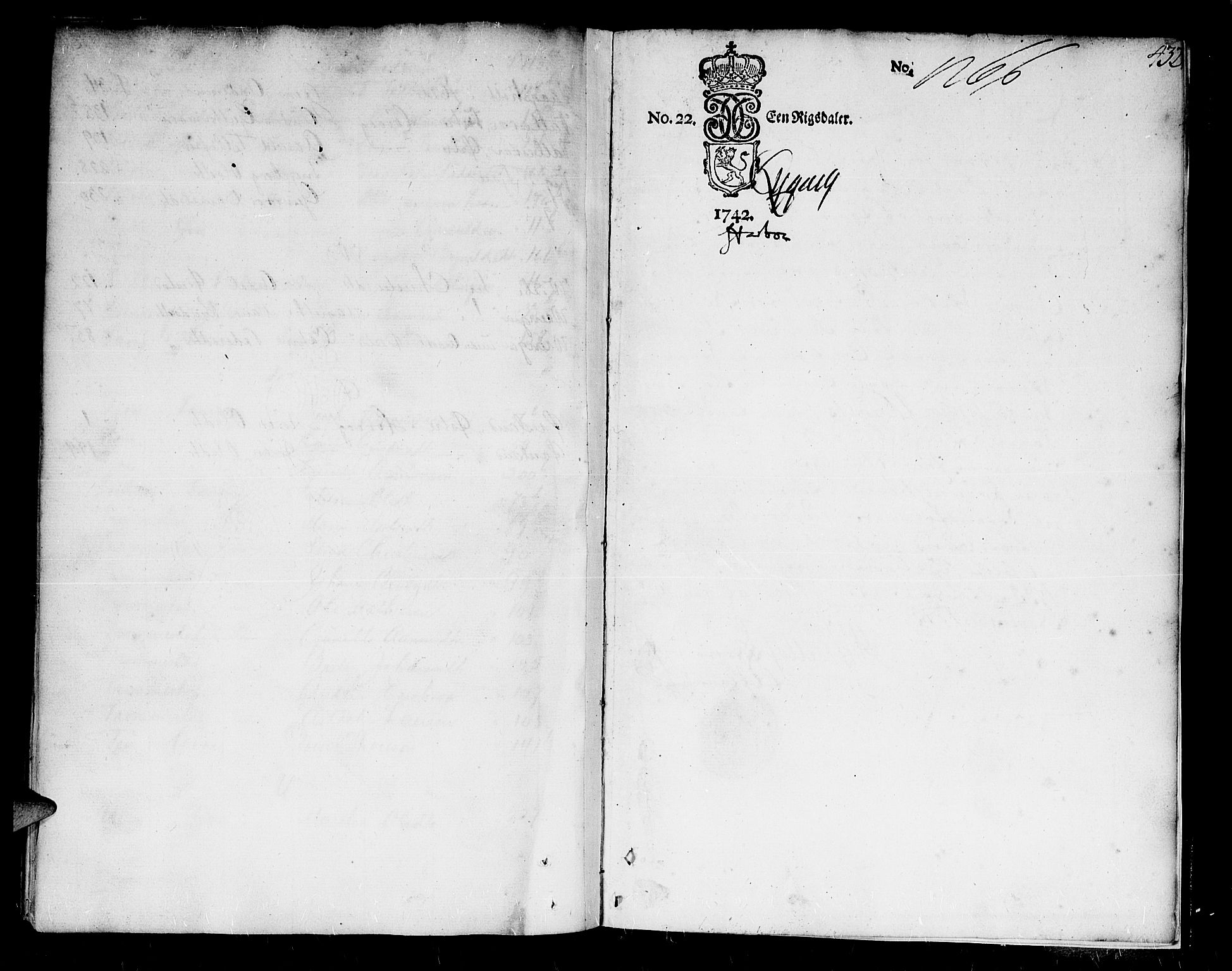 Nedenes sorenskriveri før 1824, SAK/1221-0007/H/Hc/L0021: Skifteprotokoll med register nr 15, 1741-1742