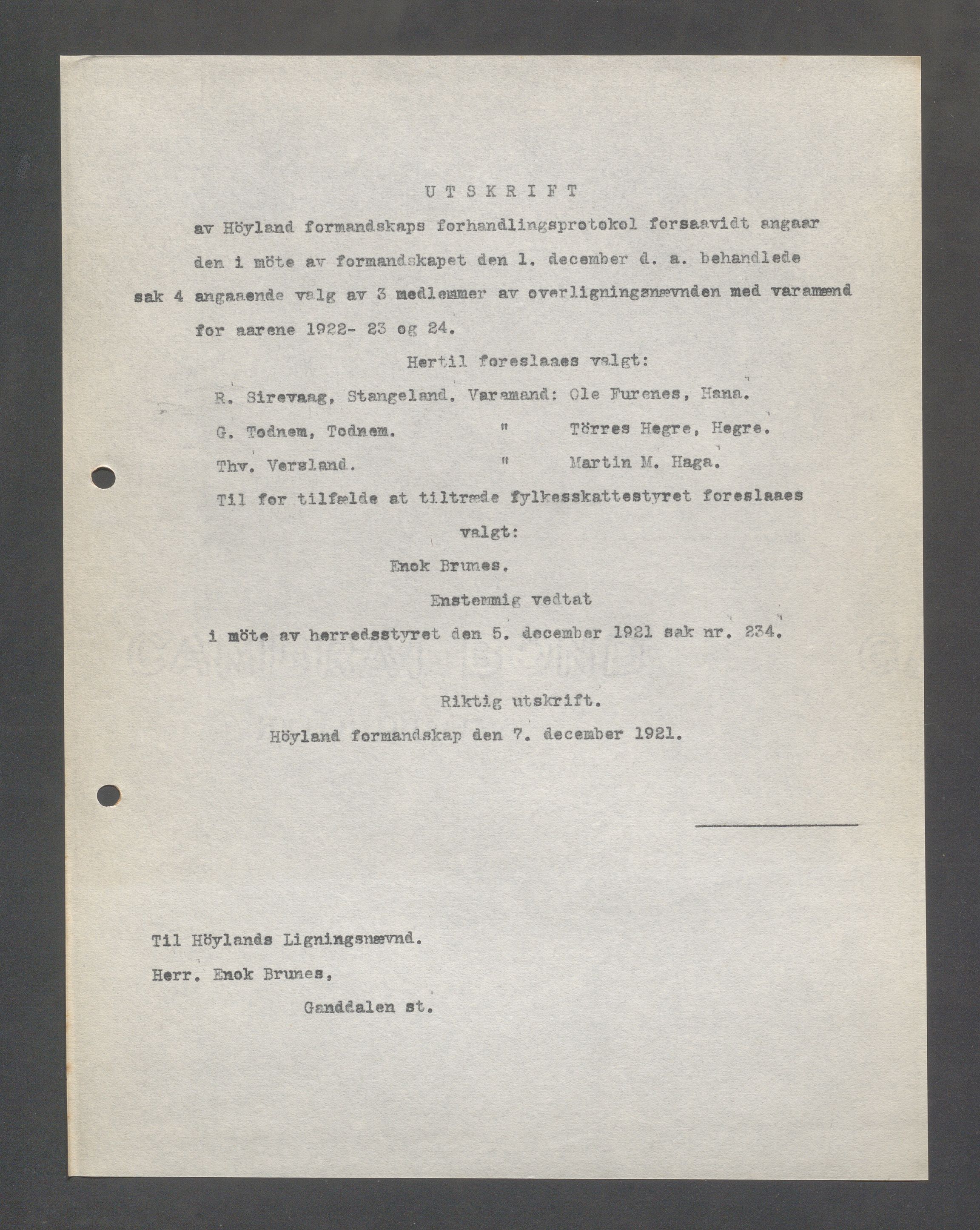 Høyland kommune - Formannskapet, IKAR/K-100046/B/L0005: Kopibok, 1918-1921, s. 970