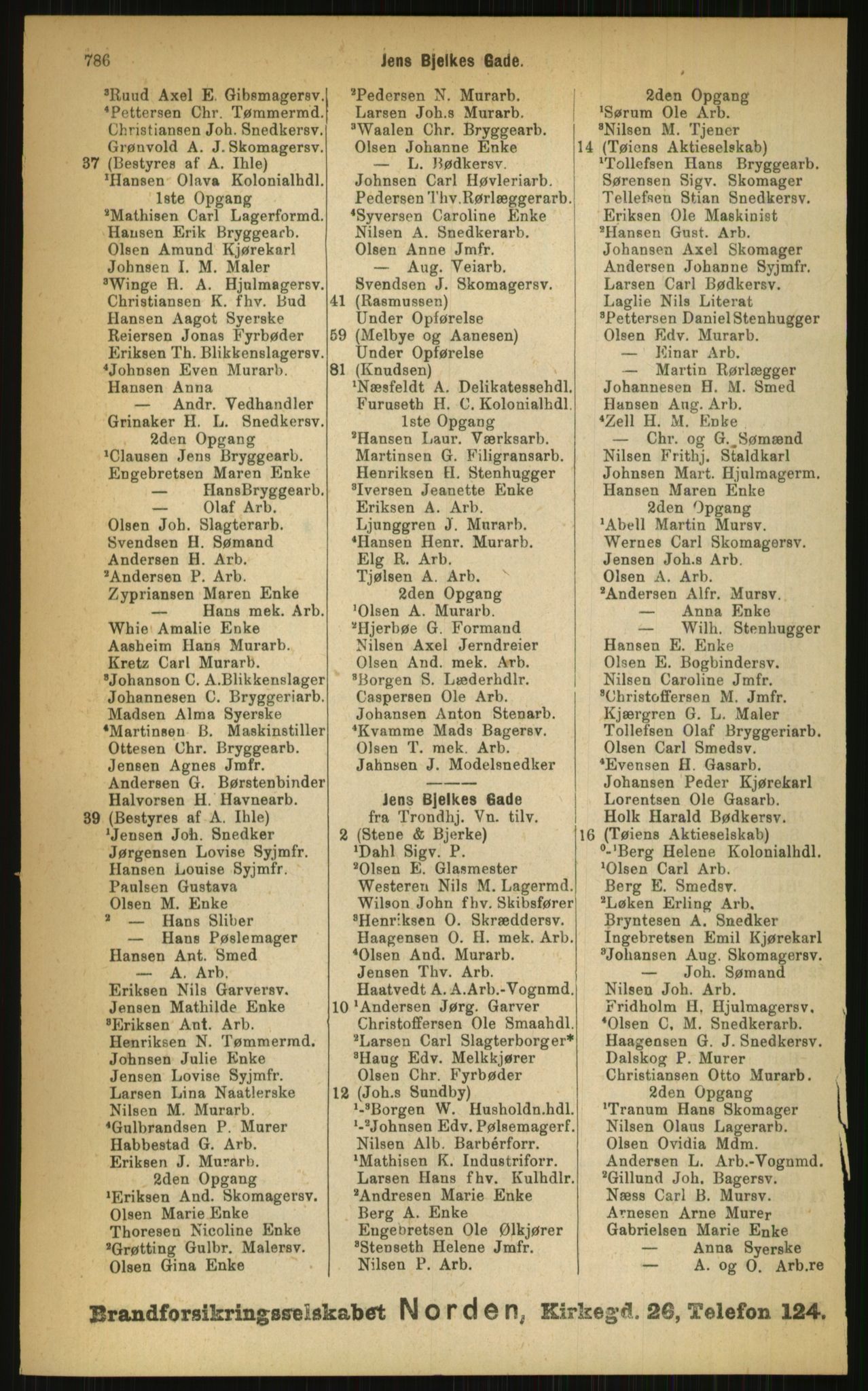 Kristiania/Oslo adressebok, PUBL/-, 1899, s. 786