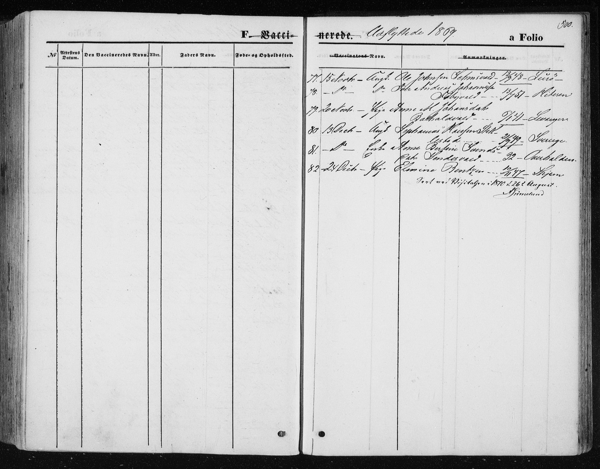 Ministerialprotokoller, klokkerbøker og fødselsregistre - Nord-Trøndelag, AV/SAT-A-1458/723/L0241: Ministerialbok nr. 723A10, 1860-1869, s. 500