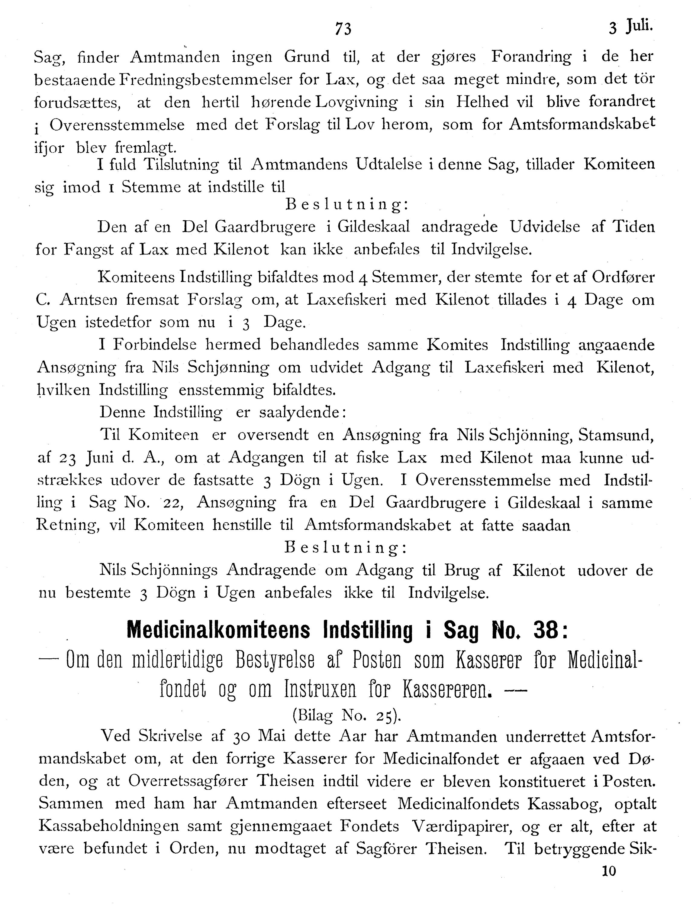 Nordland Fylkeskommune. Fylkestinget, AIN/NFK-17/176/A/Ac/L0014: Fylkestingsforhandlinger 1881-1885, 1881-1885