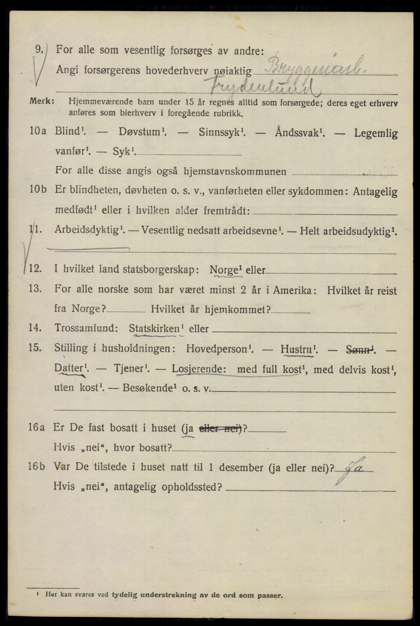 SAO, Folketelling 1920 for 0301 Kristiania kjøpstad, 1920, s. 569018