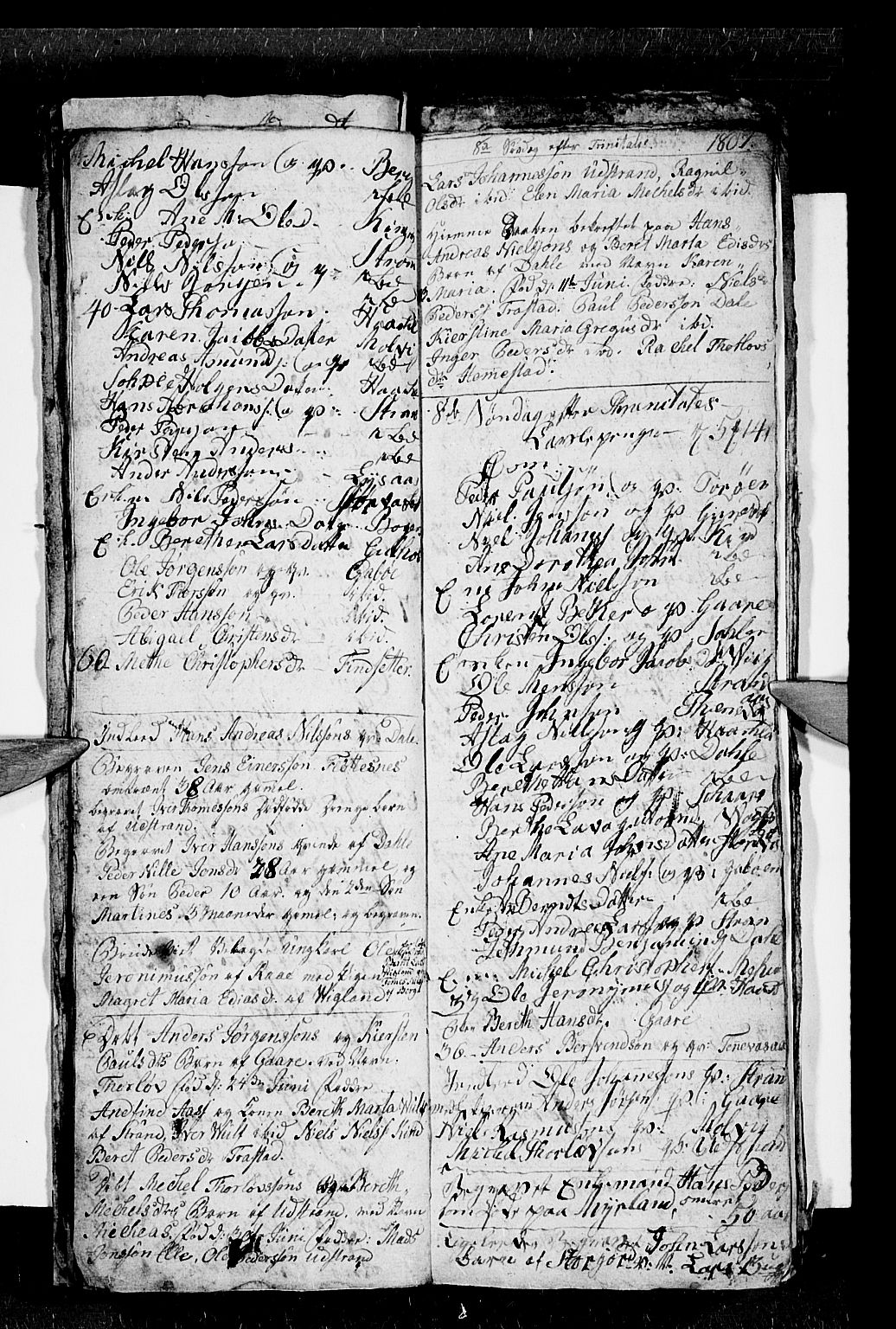 Kvæfjord sokneprestkontor, AV/SATØ-S-1323/G/Ga/Gab/L0001klokker: Klokkerbok nr. 1, 1806-1824