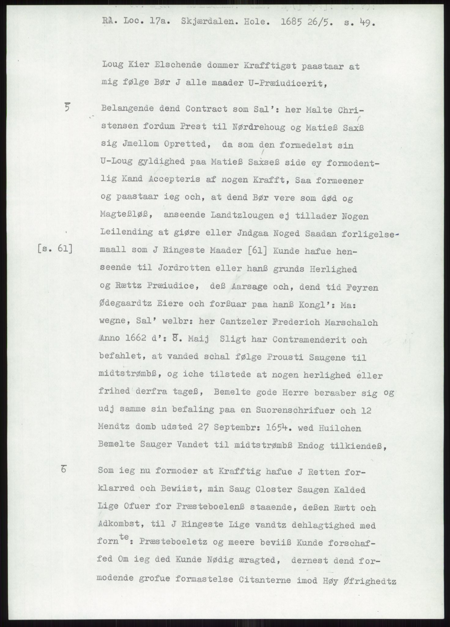 Samlinger til kildeutgivelse, Diplomavskriftsamlingen, AV/RA-EA-4053/H/Ha, s. 819