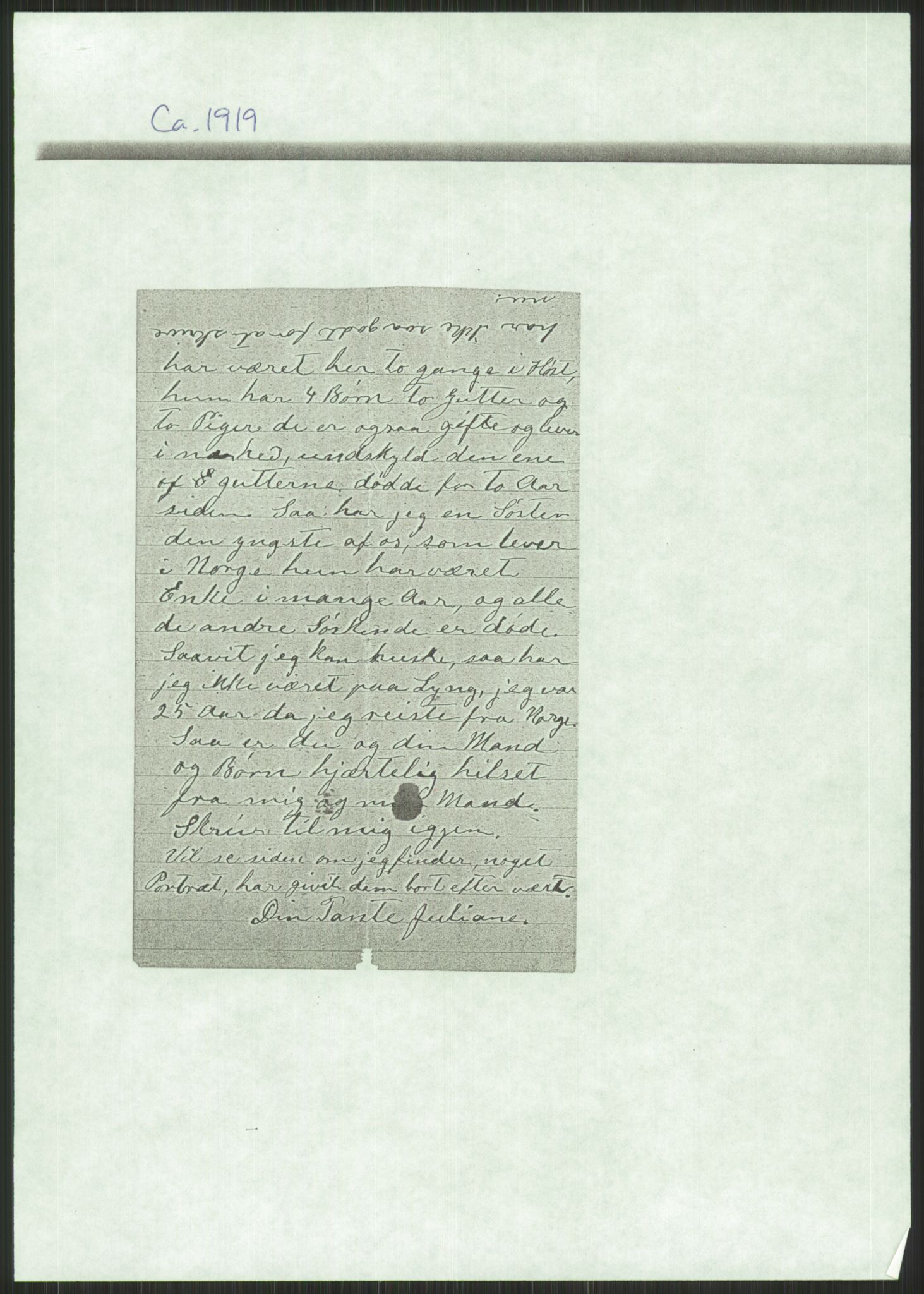 Samlinger til kildeutgivelse, Amerikabrevene, RA/EA-4057/F/L0034: Innlån fra Nord-Trøndelag, 1838-1914, s. 159