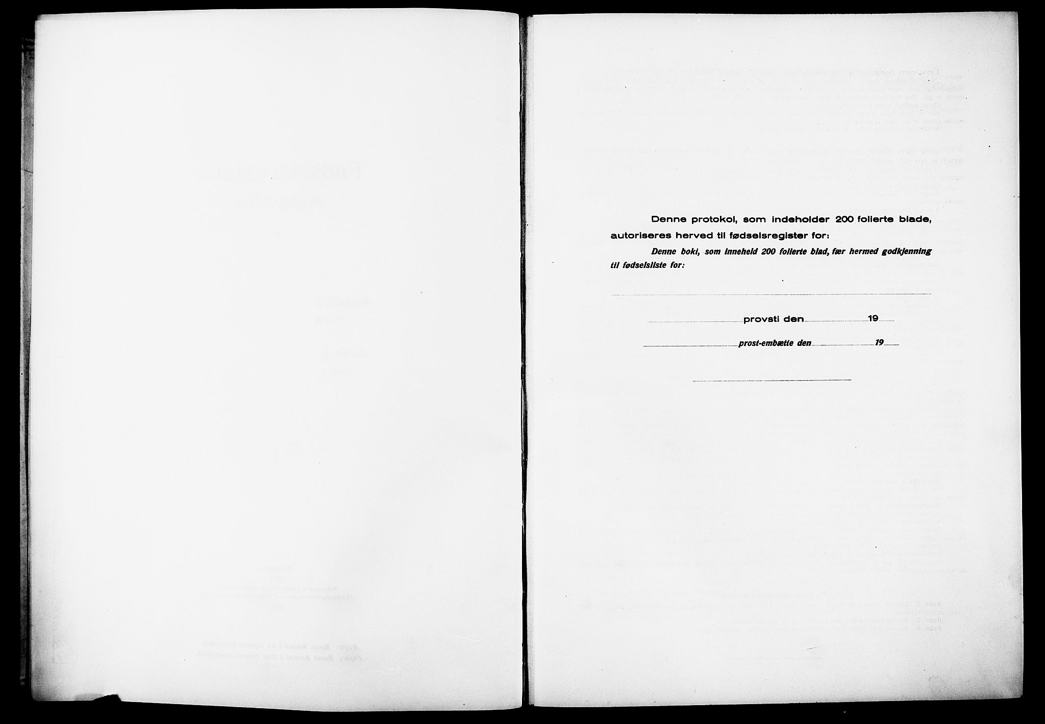 Fødselsregister nr. A 1, 1926-1929