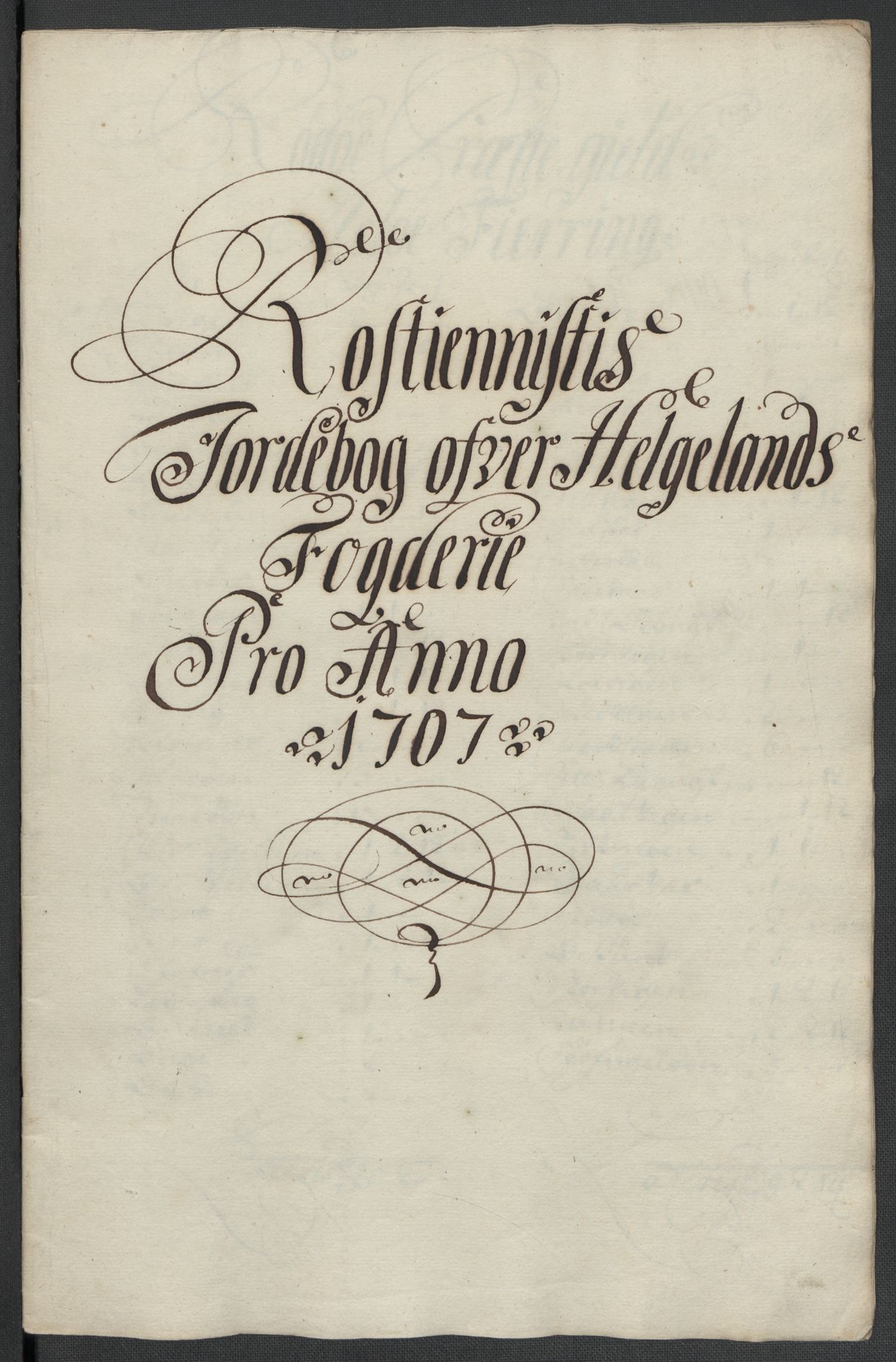 Rentekammeret inntil 1814, Reviderte regnskaper, Fogderegnskap, RA/EA-4092/R65/L4509: Fogderegnskap Helgeland, 1706-1707, s. 230