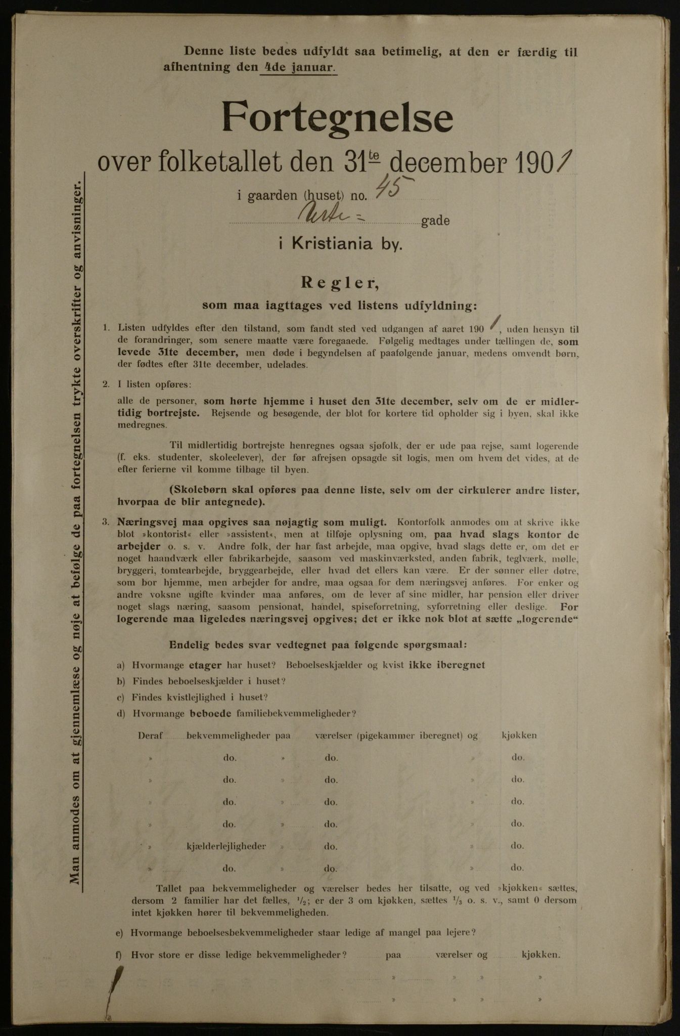 OBA, Kommunal folketelling 31.12.1901 for Kristiania kjøpstad, 1901, s. 18518