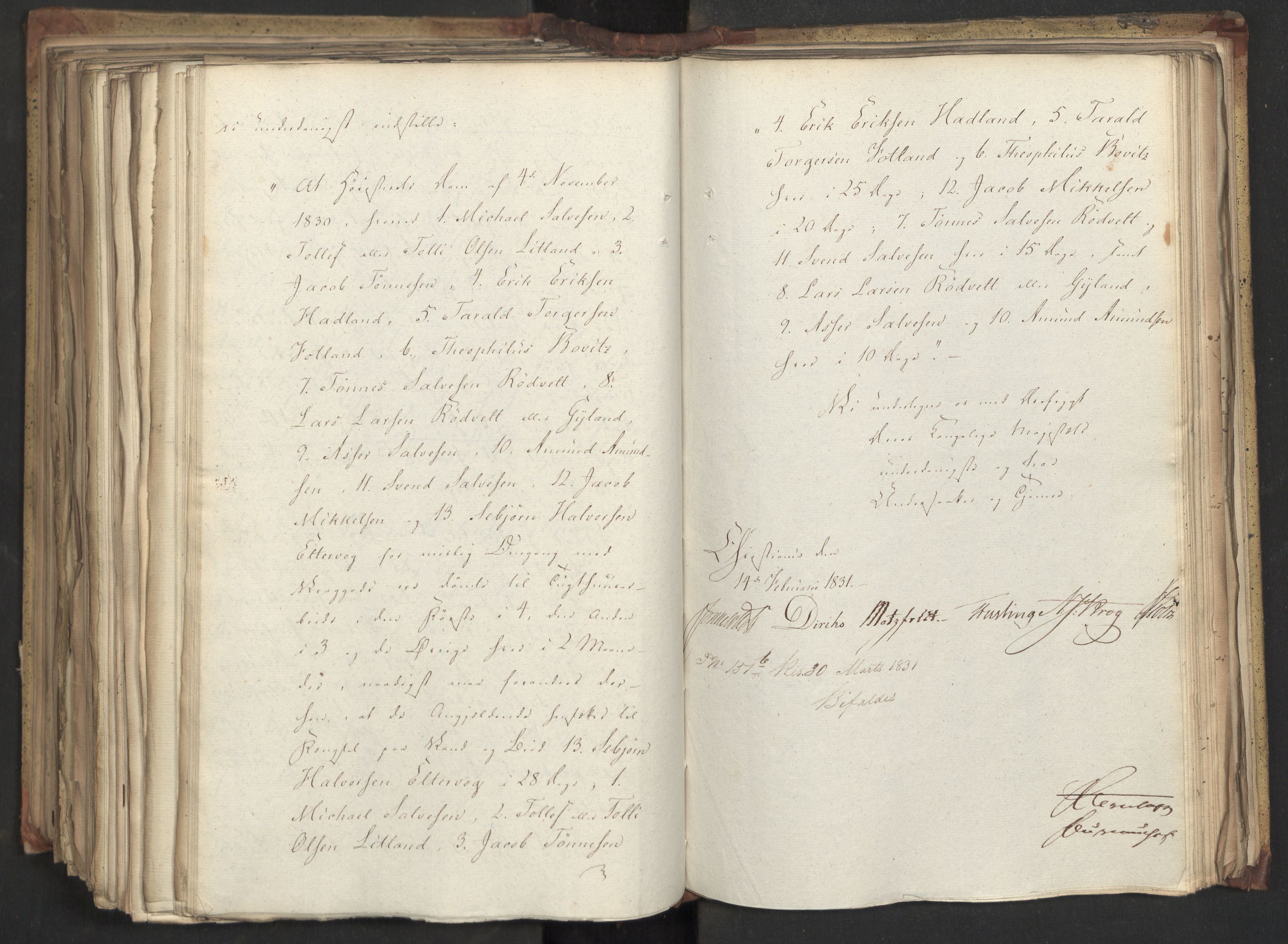 Statsrådsavdelingen i Stockholm, AV/RA-S-1003/D/Da/L0069: Regjeringsinnstillinger nr. 877-1046, 1831, s. 457