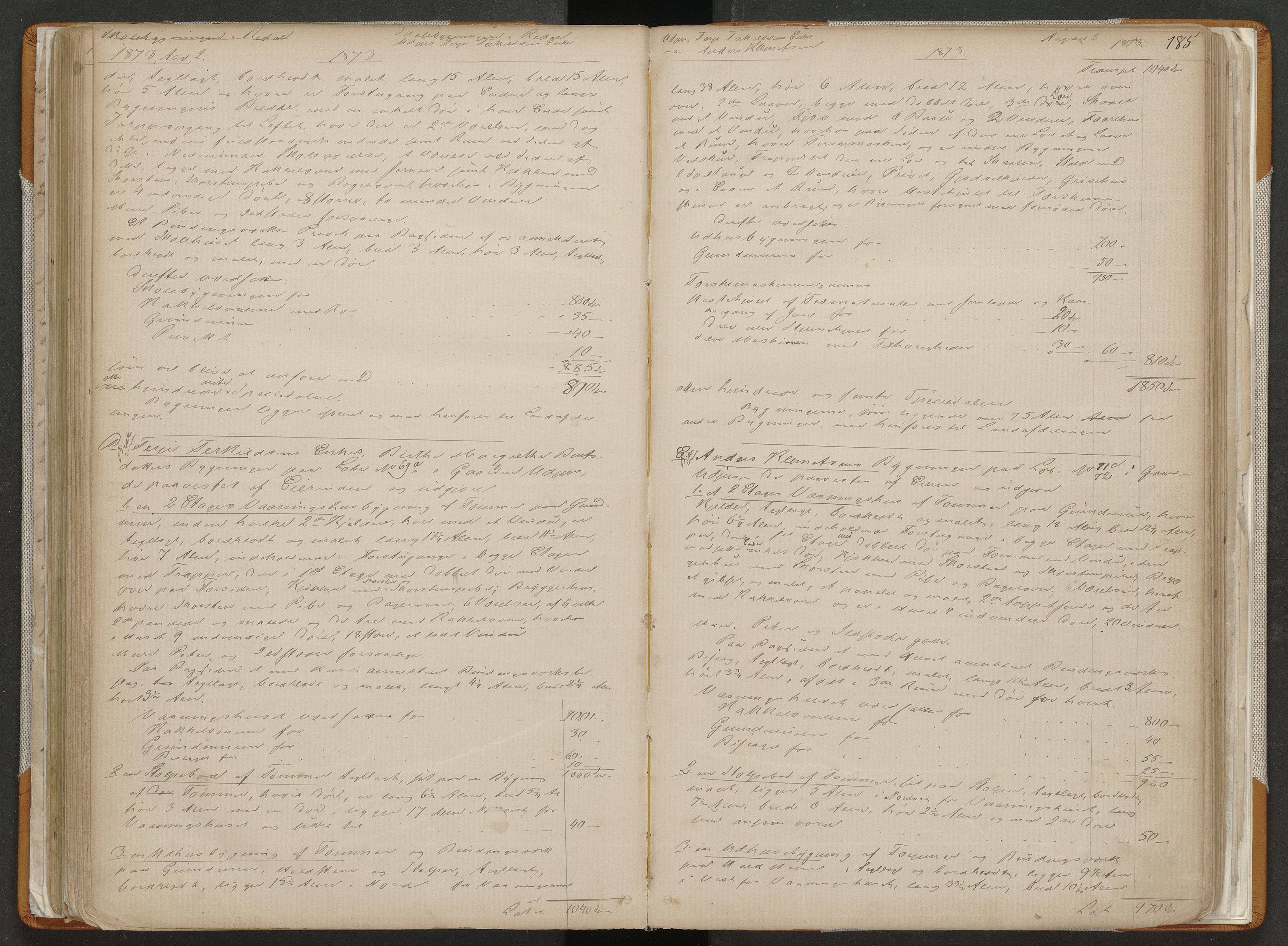 Norges Brannkasse Landvik og Fjære, AV/SAK-2241-0032/F/Fa/L0002: Branntakstprotokoll nr. 2 med gårdsnavnregister - defekt, 1867-1876