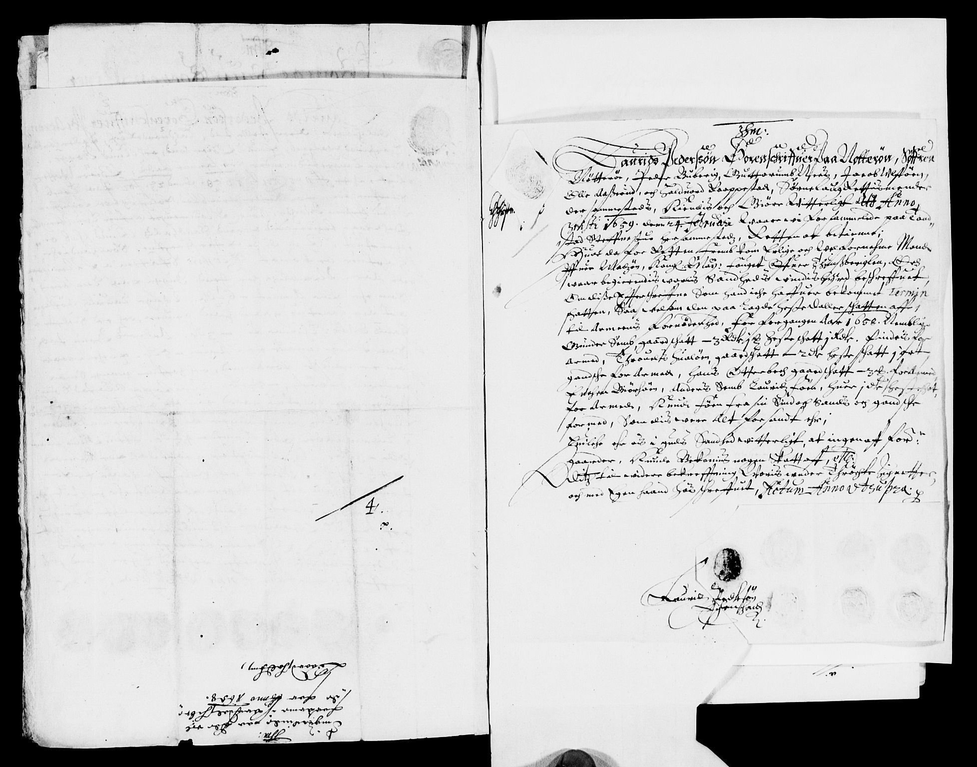 Rentekammeret inntil 1814, Reviderte regnskaper, Lensregnskaper, RA/EA-5023/R/Rb/Rbo/L0034: Tønsberg len, 1657-1659