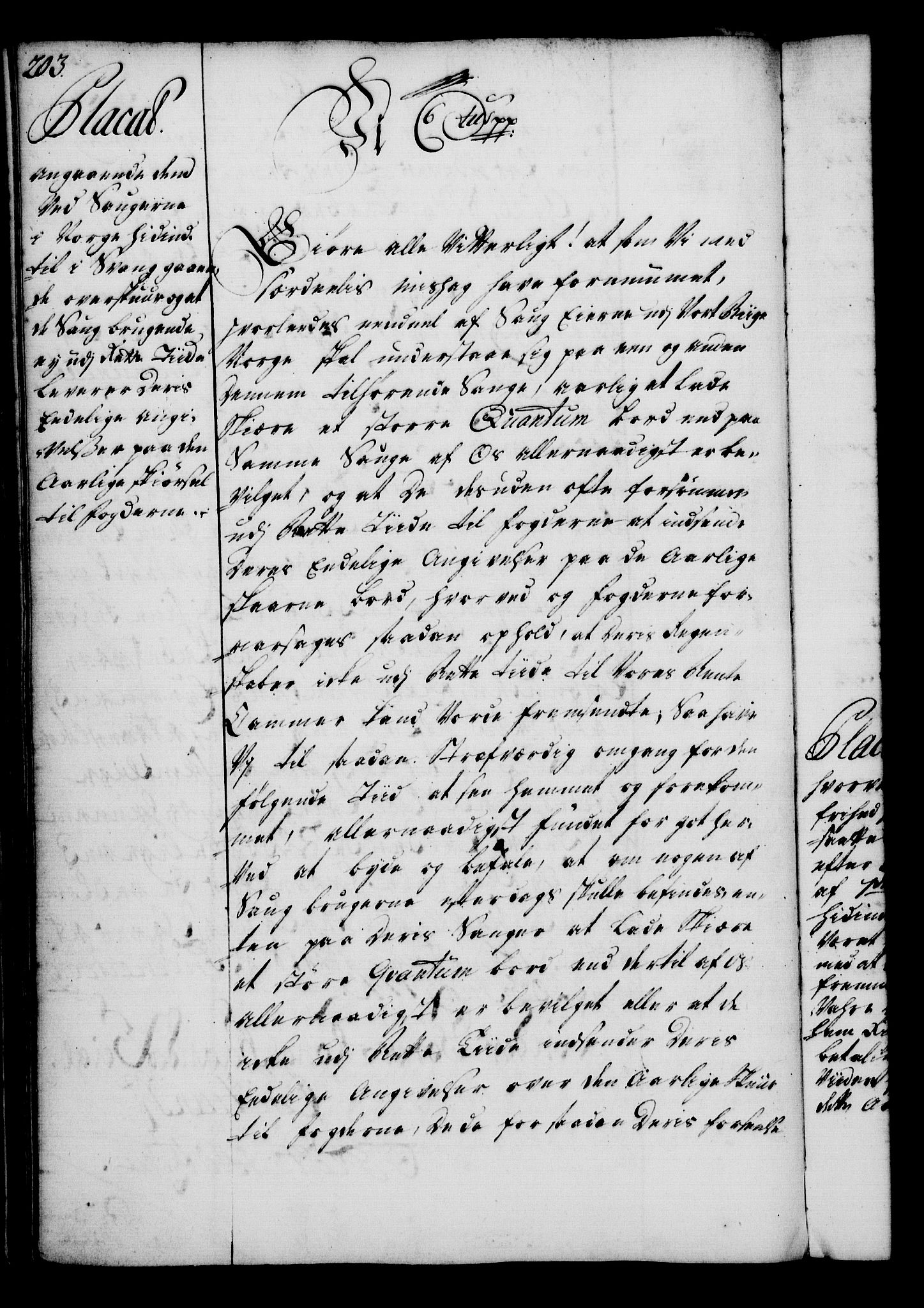 Rentekammeret, Kammerkanselliet, RA/EA-3111/G/Gg/Gga/L0005: Norsk ekspedisjonsprotokoll med register (merket RK 53.5), 1741-1749, s. 203