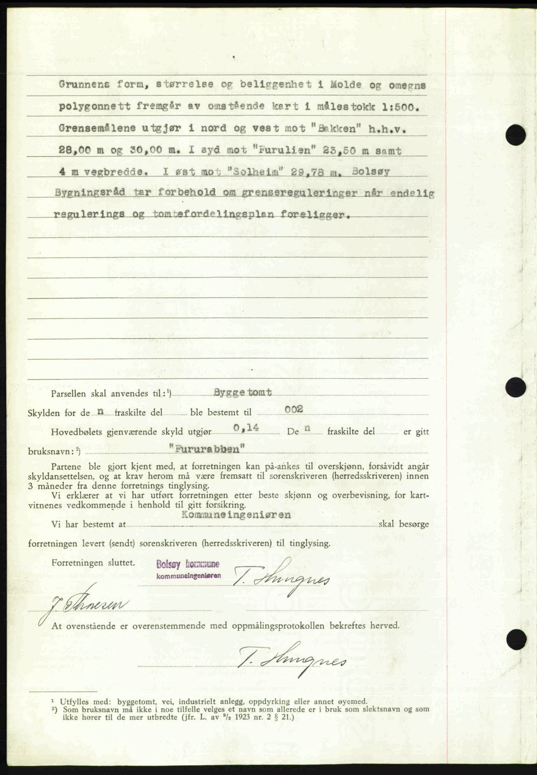 Romsdal sorenskriveri, AV/SAT-A-4149/1/2/2C: Pantebok nr. A23, 1947-1947, Dagboknr: 1276/1947