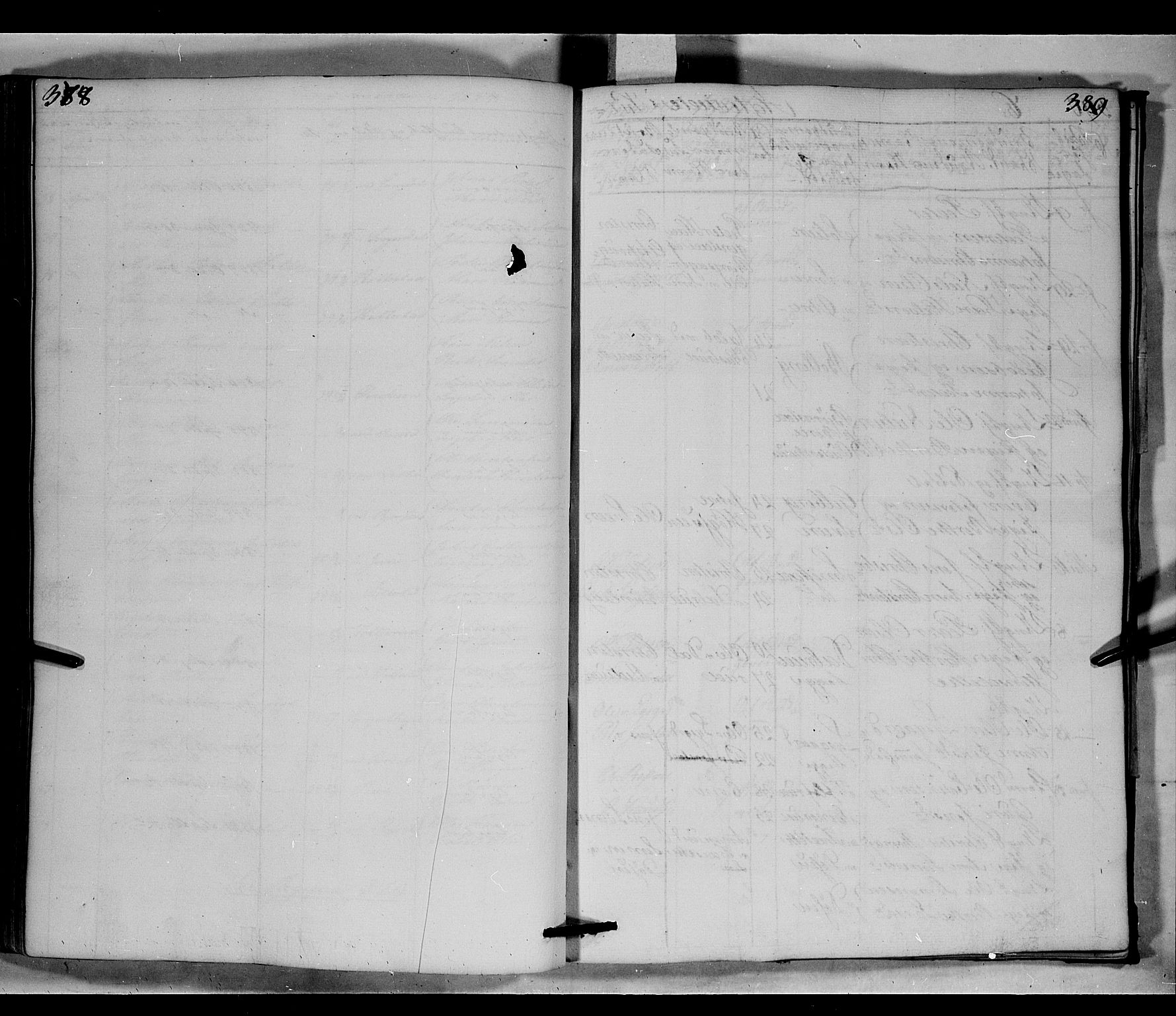 Fåberg prestekontor, AV/SAH-PREST-086/H/Ha/Hab/L0006: Klokkerbok nr. 6, 1837-1855, s. 388-389