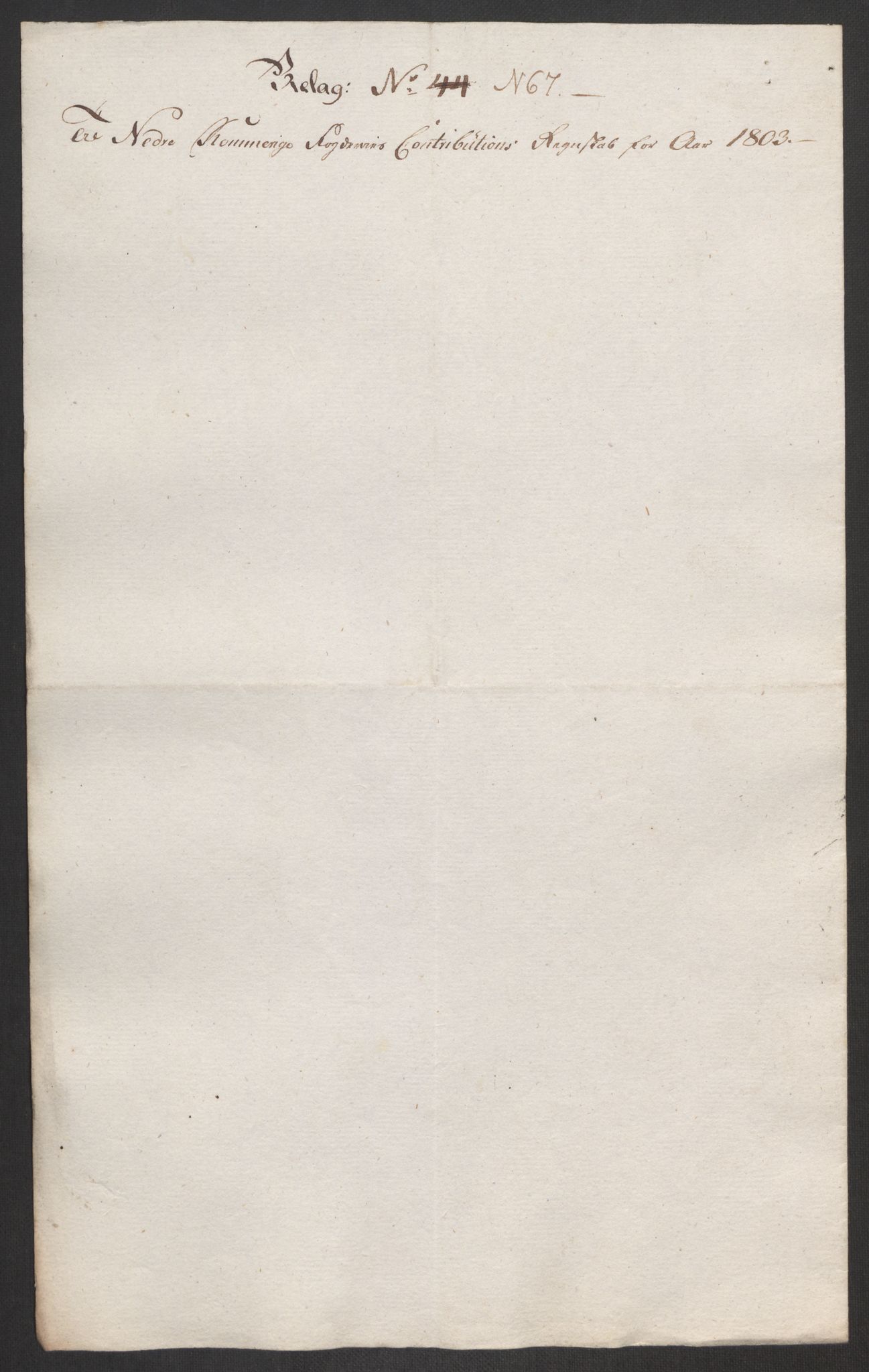 Rentekammeret inntil 1814, Reviderte regnskaper, Fogderegnskap, RA/EA-4092/R11/L0679: Fogderegnskap Nedre Romerike, 1803, s. 200
