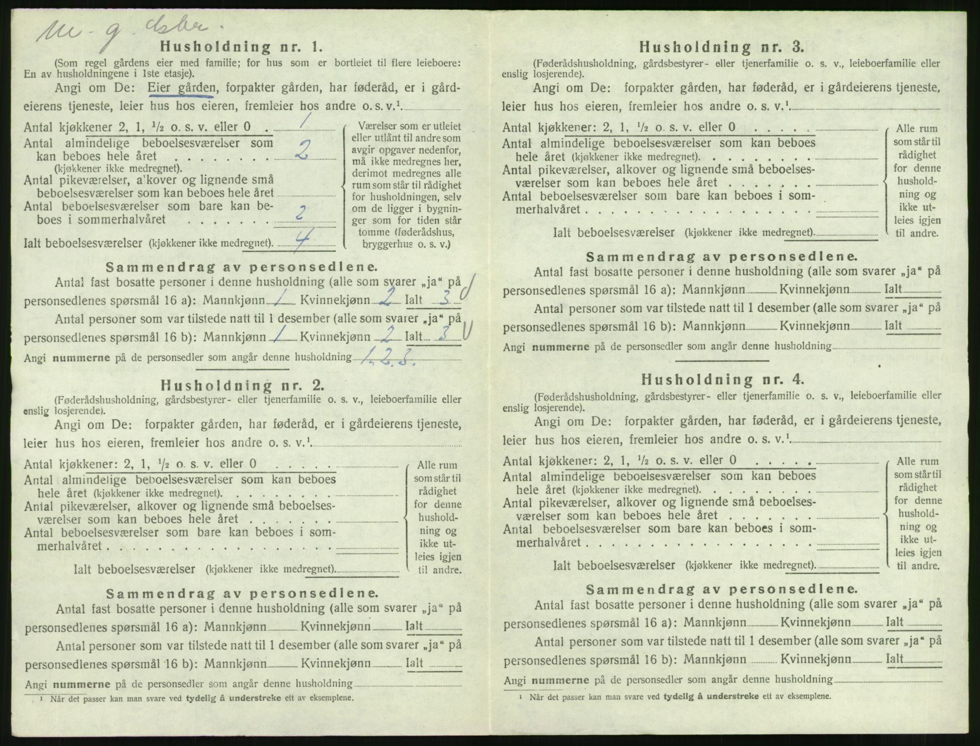 SAT, Folketelling 1920 for 1541 Veøy herred, 1920, s. 124