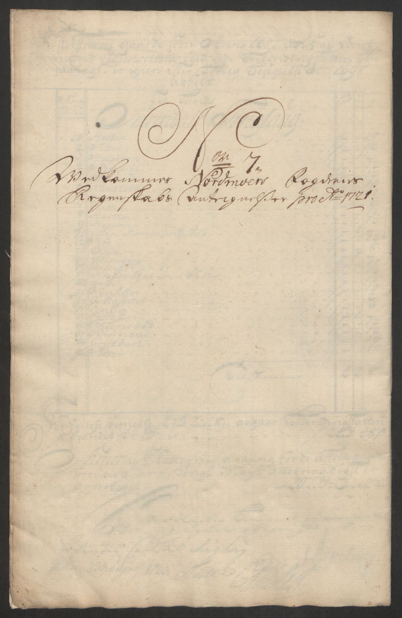 Rentekammeret inntil 1814, Reviderte regnskaper, Fogderegnskap, RA/EA-4092/R56/L3754: Fogderegnskap Nordmøre, 1721, s. 456