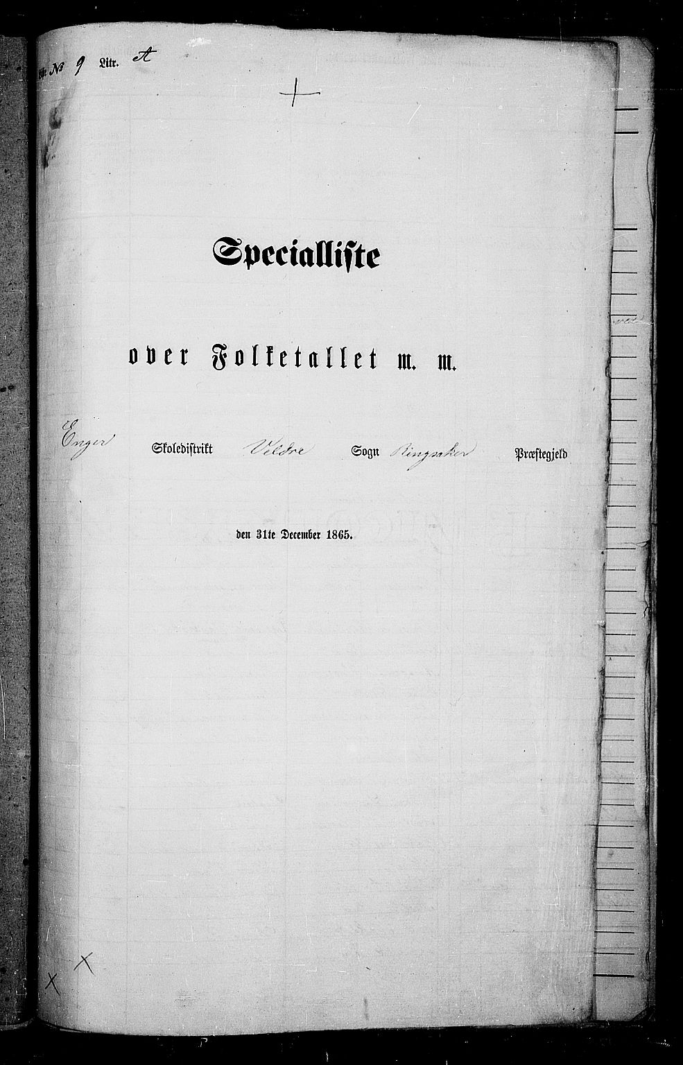 RA, Folketelling 1865 for 0412P Ringsaker prestegjeld, 1865, s. 229