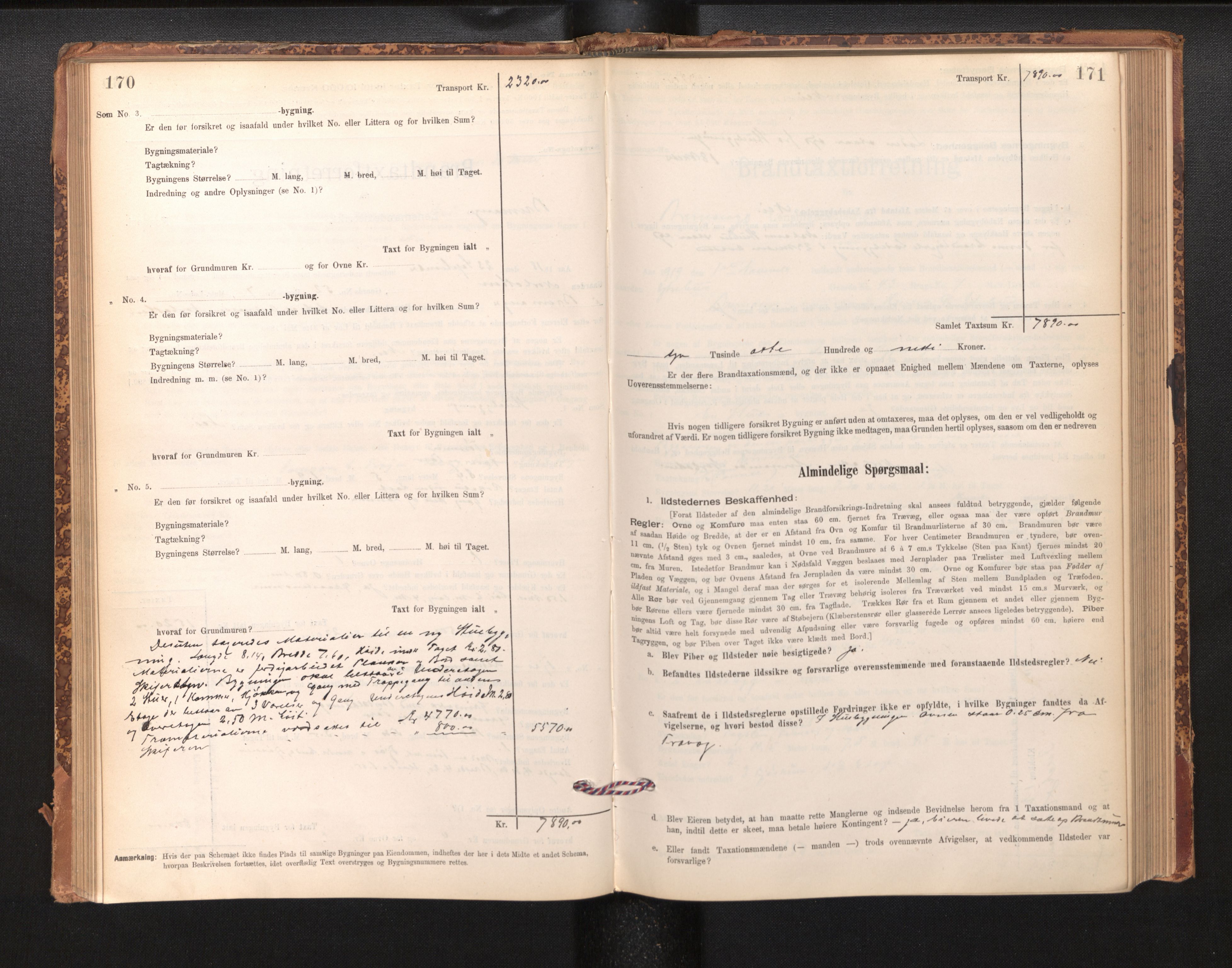 Lensmannen i Bremanger, SAB/A-26701/0012/L0007: Branntakstprotokoll, skjematakst, 1895-1936, s. 170-171
