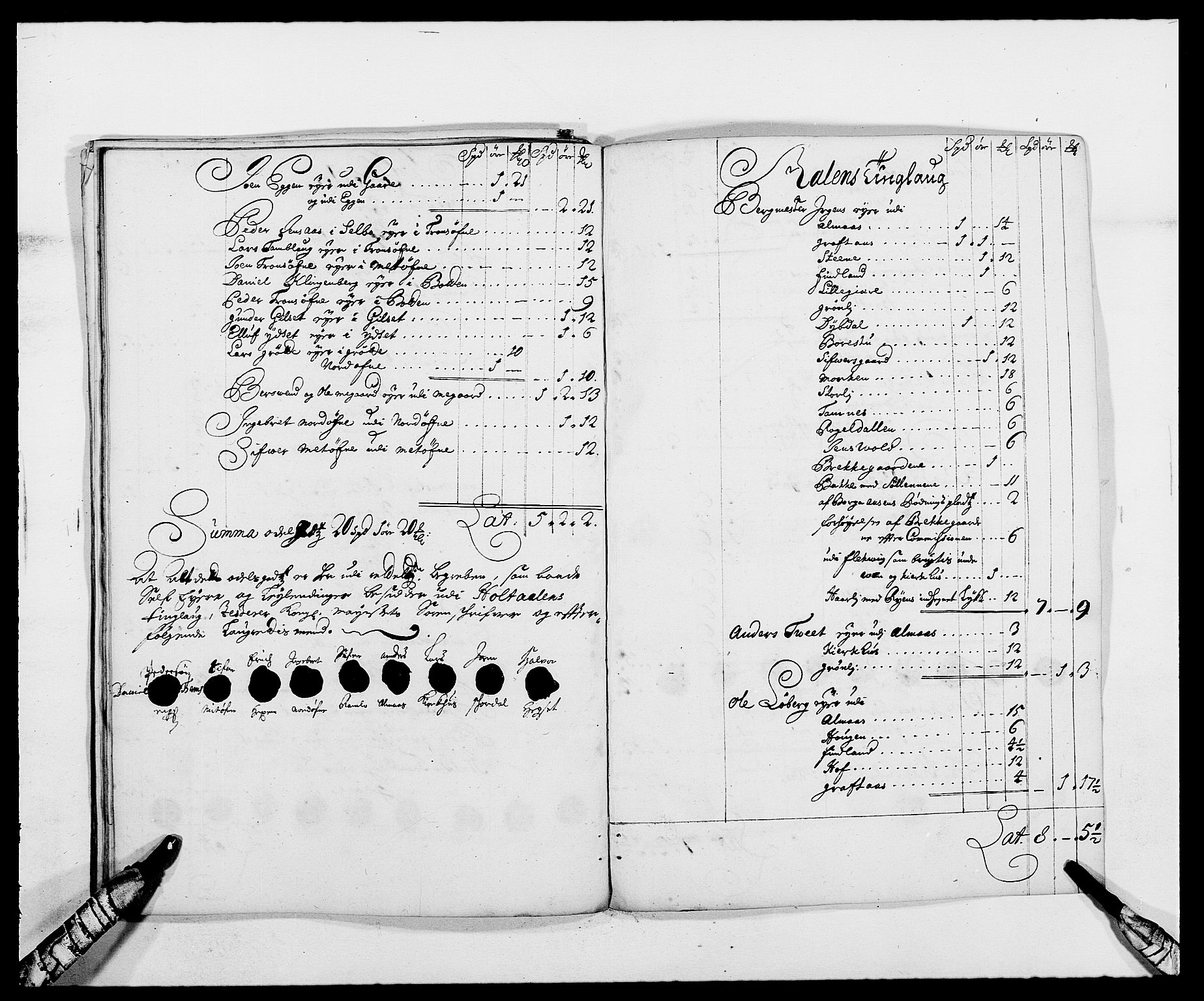Rentekammeret inntil 1814, Reviderte regnskaper, Fogderegnskap, AV/RA-EA-4092/R59/L3941: Fogderegnskap Gauldal, 1691, s. 124