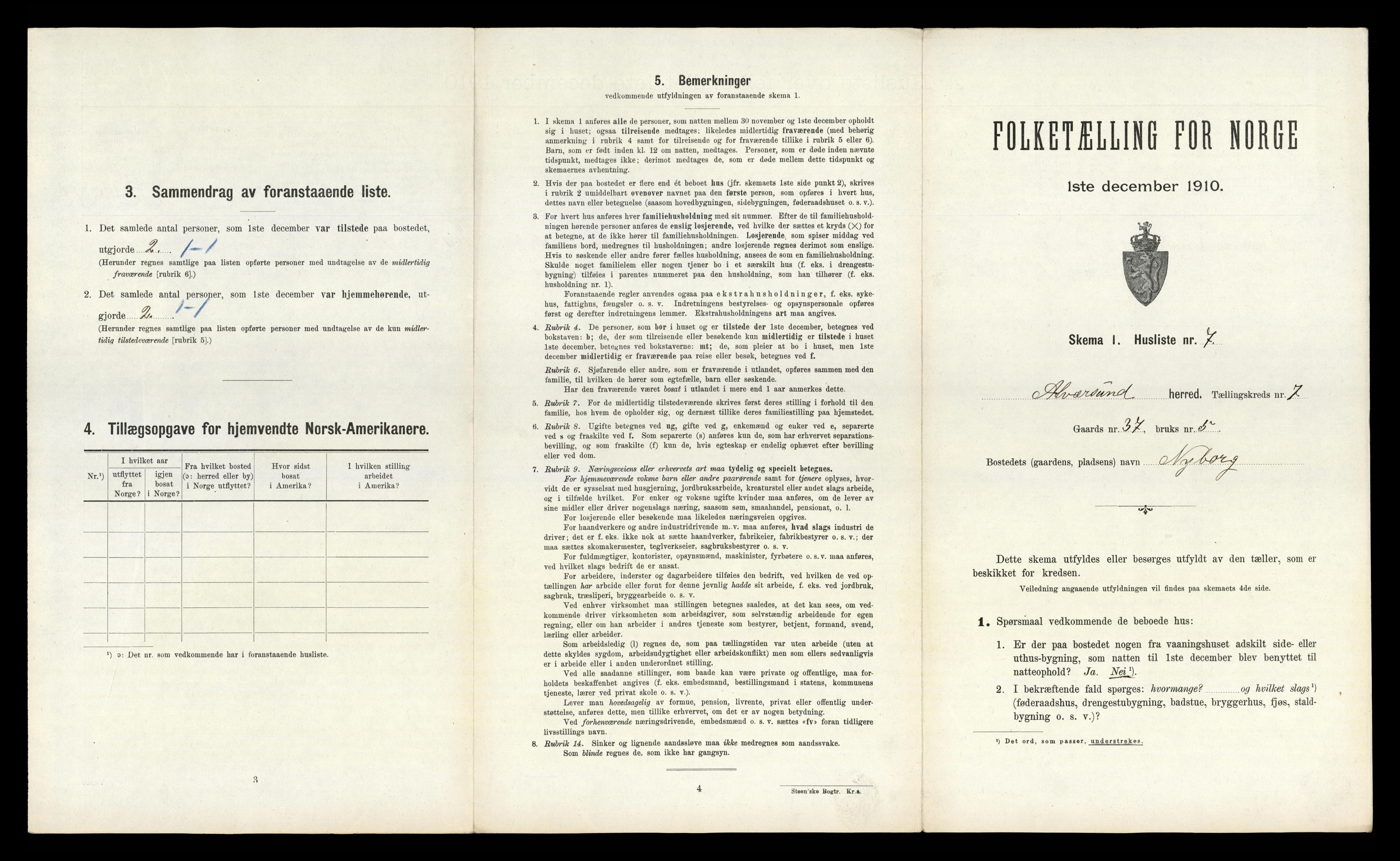 RA, Folketelling 1910 for 1257 Alversund herred, 1910, s. 554