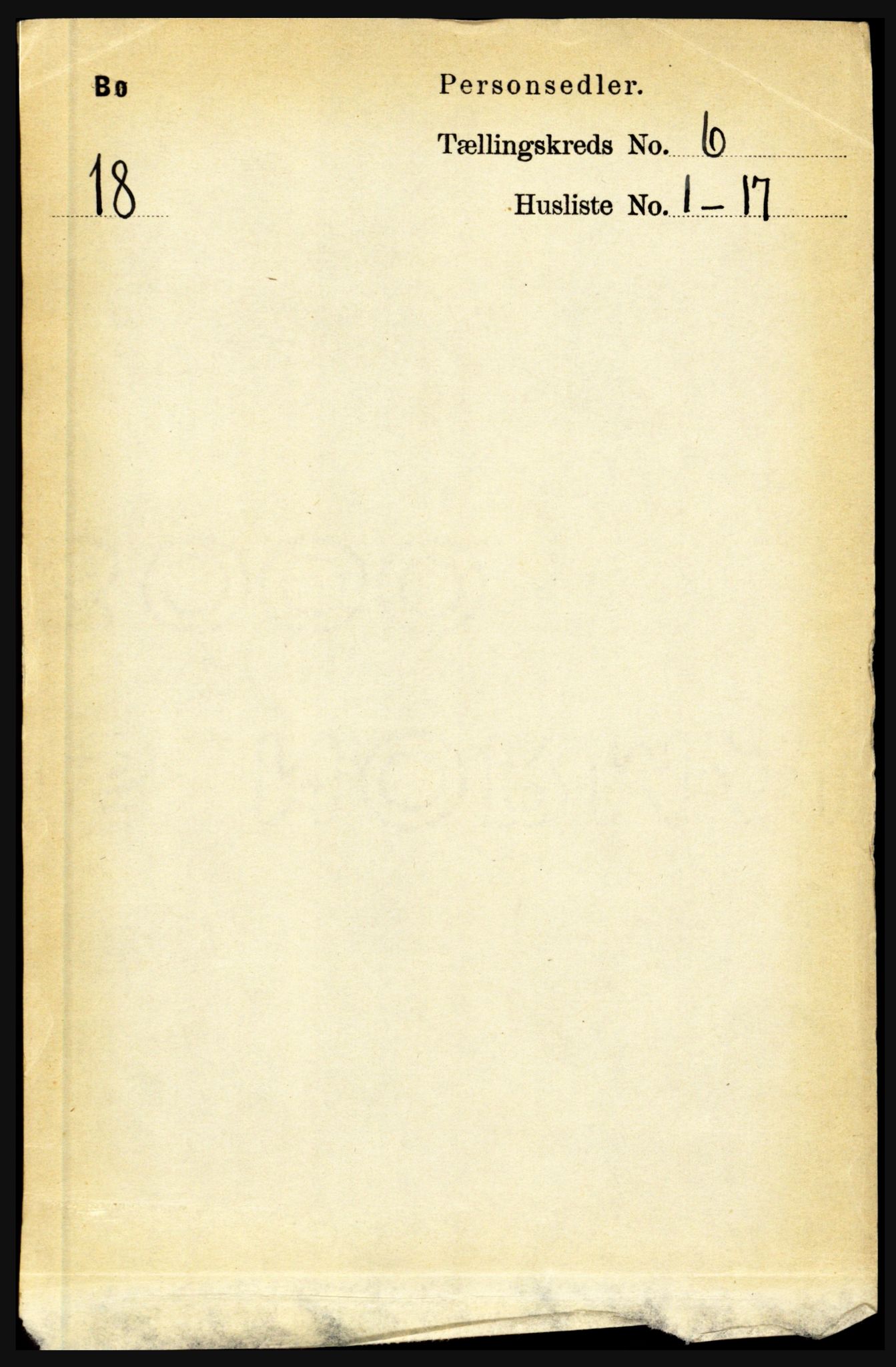RA, Folketelling 1891 for 1867 Bø herred, 1891, s. 2152