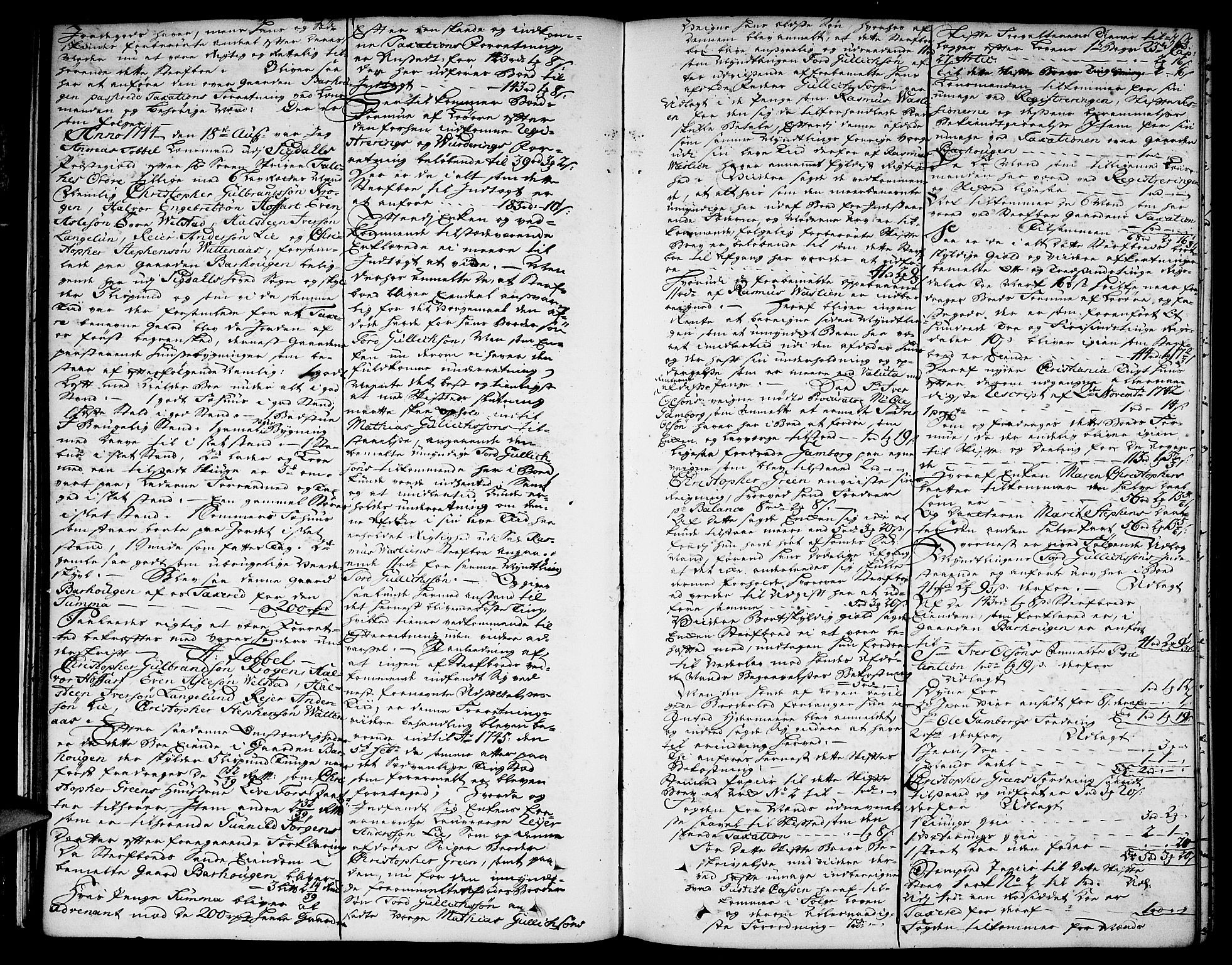 Eiker, Modum og Sigdal sorenskriveri, SAKO/A-123/H/Hb/Hba/L0009b: Skifteprotokoll, 1745-1746, s. 362b-363a